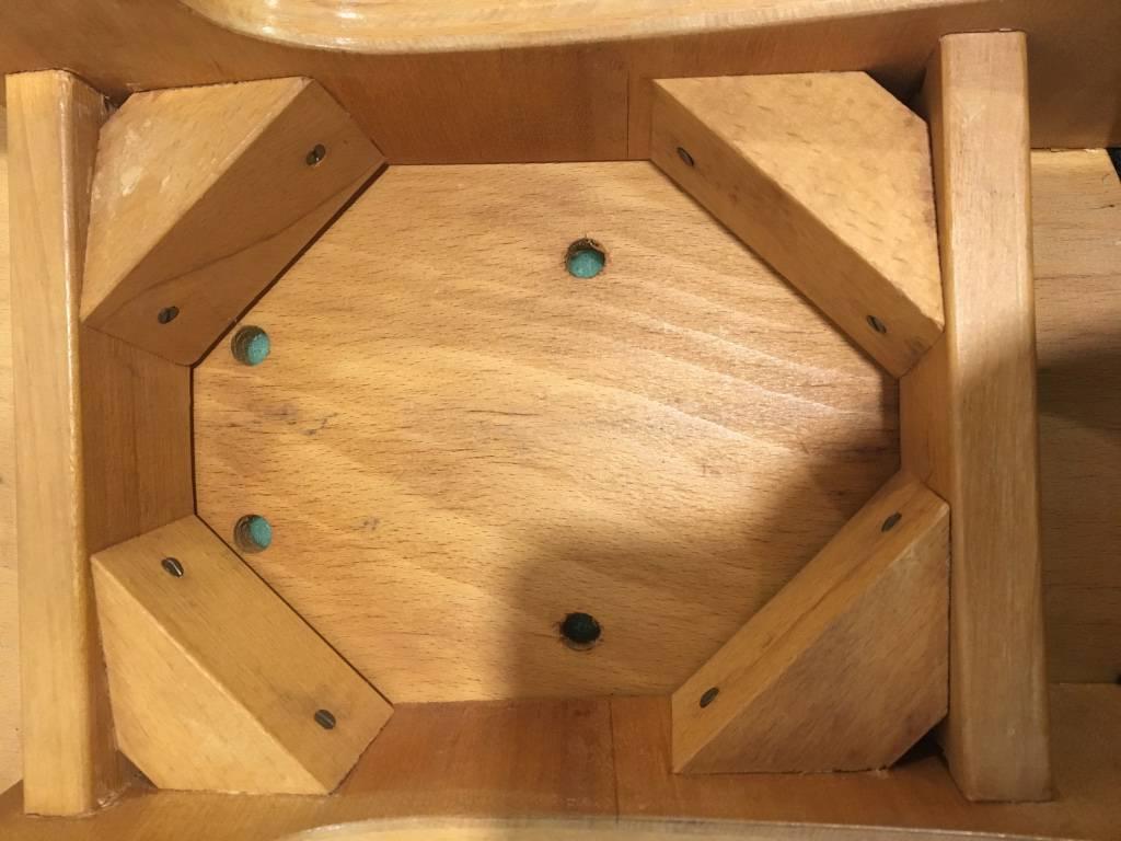 Vintage Side Chair by Japanese Architect Junzo Sakakura for Tendo Mokko For Sale 4