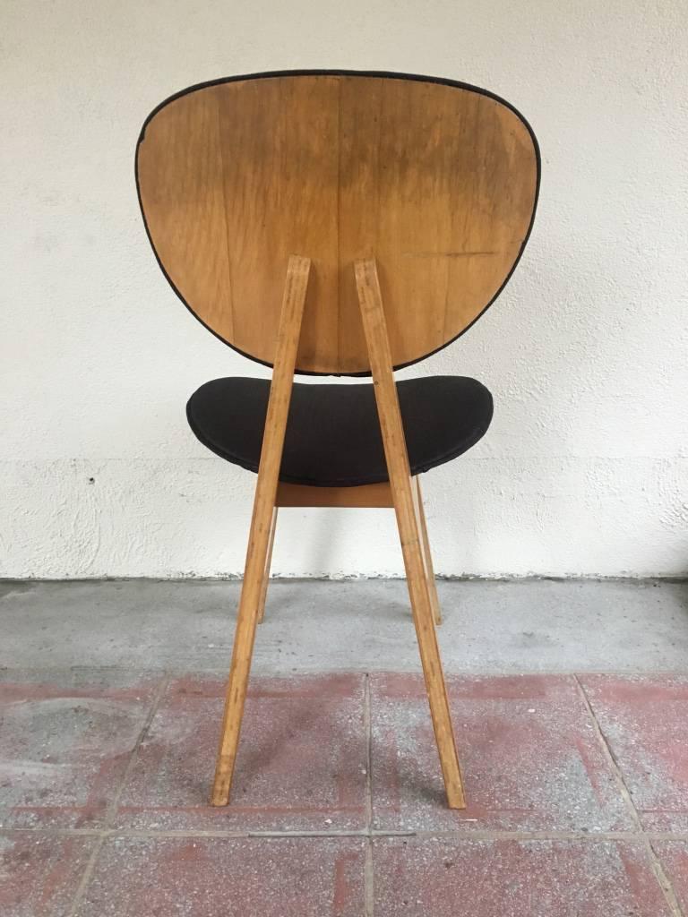 20th Century Vintage Side Chair by Japanese Architect Junzo Sakakura for Tendo Mokko For Sale