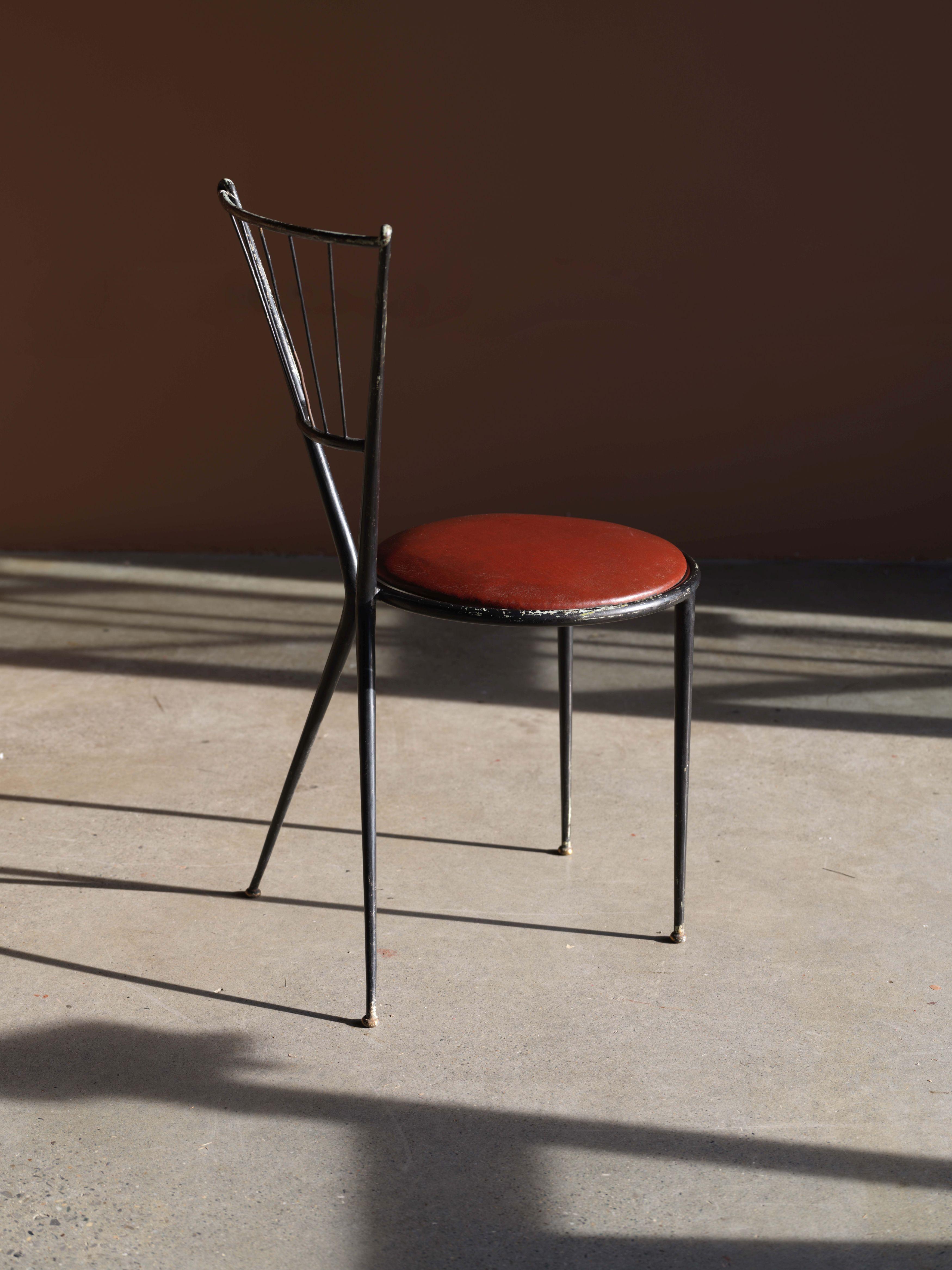 Mid-Century Modern Vintage Side Chair by Robert Lempureur For Sale