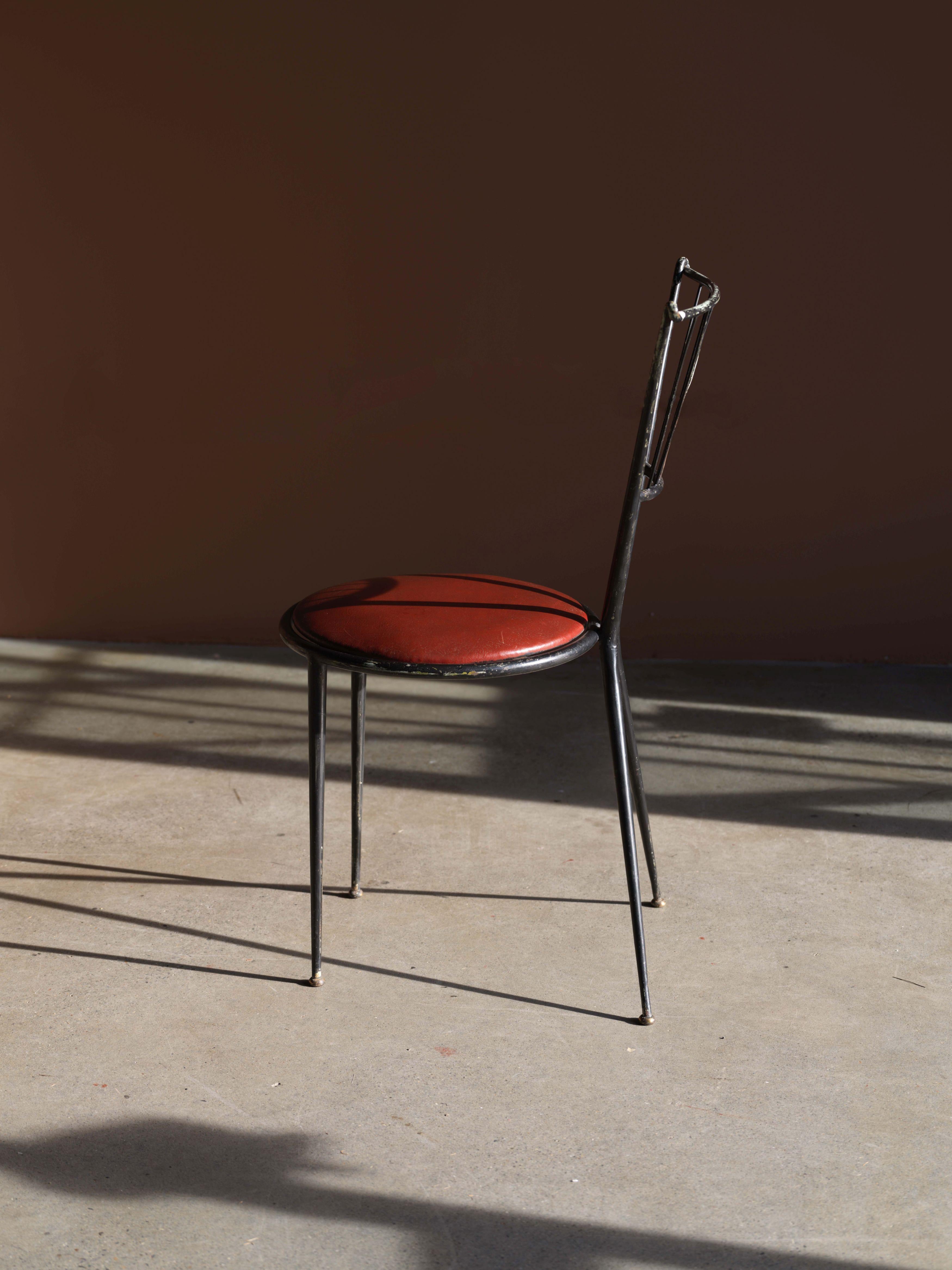 Vintage Side Chair by Robert Lempureur In Good Condition For Sale In Brooklyn, NY
