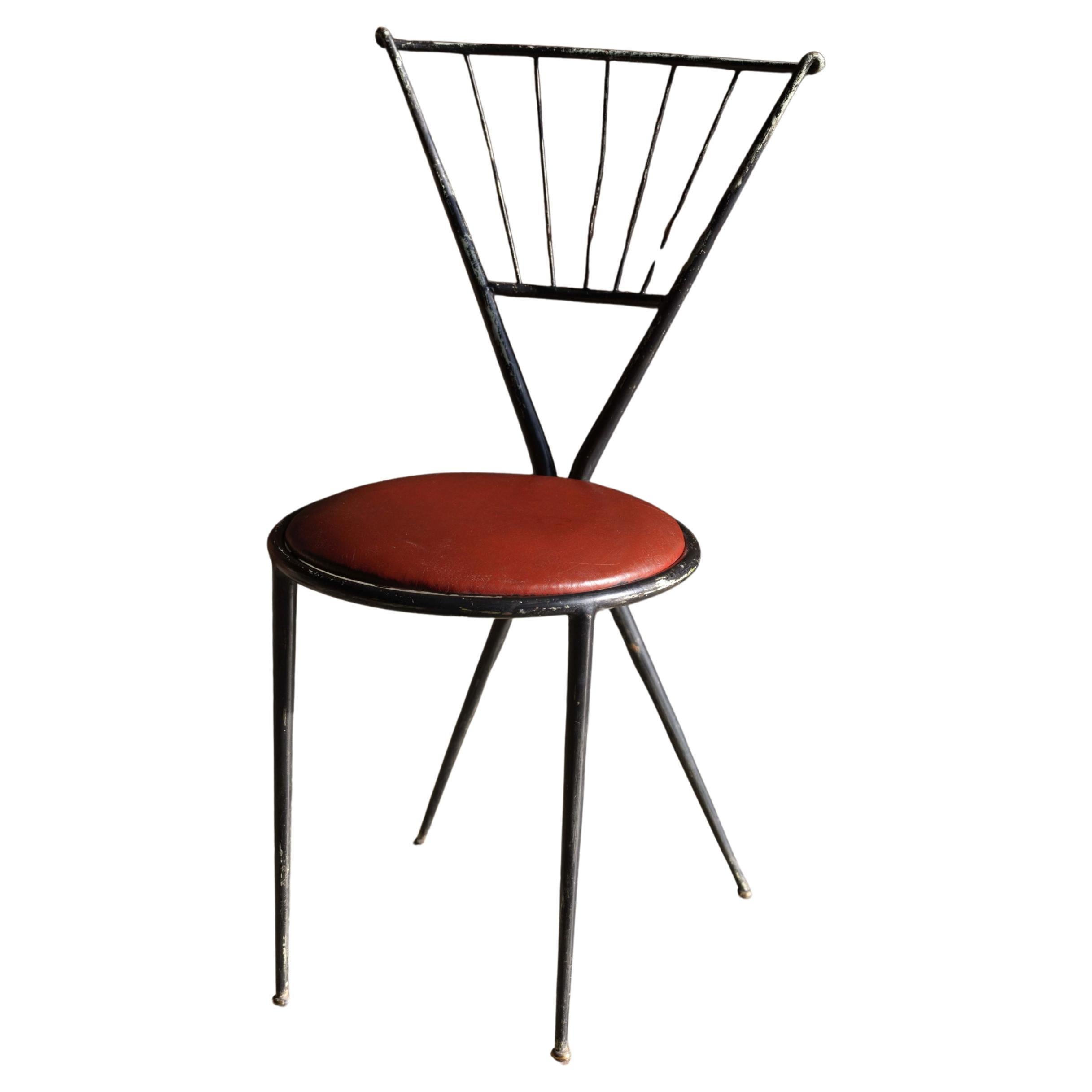 Vintage Side Chair by Robert Lempureur For Sale