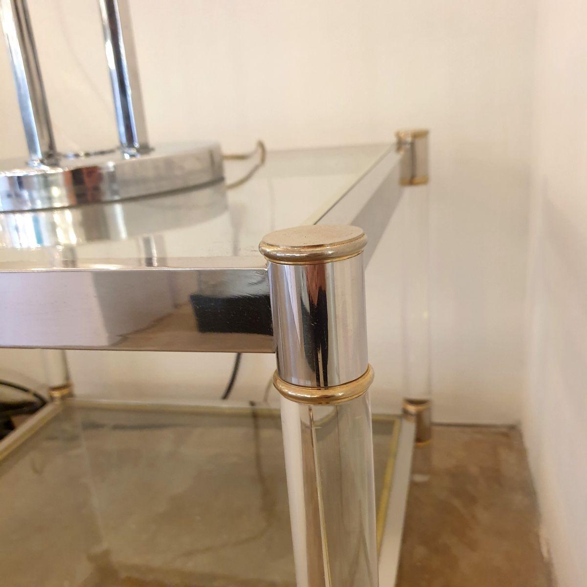 Vintage Side - Coffee table, Maison Jansen style In Excellent Condition For Sale In Dallas, TX