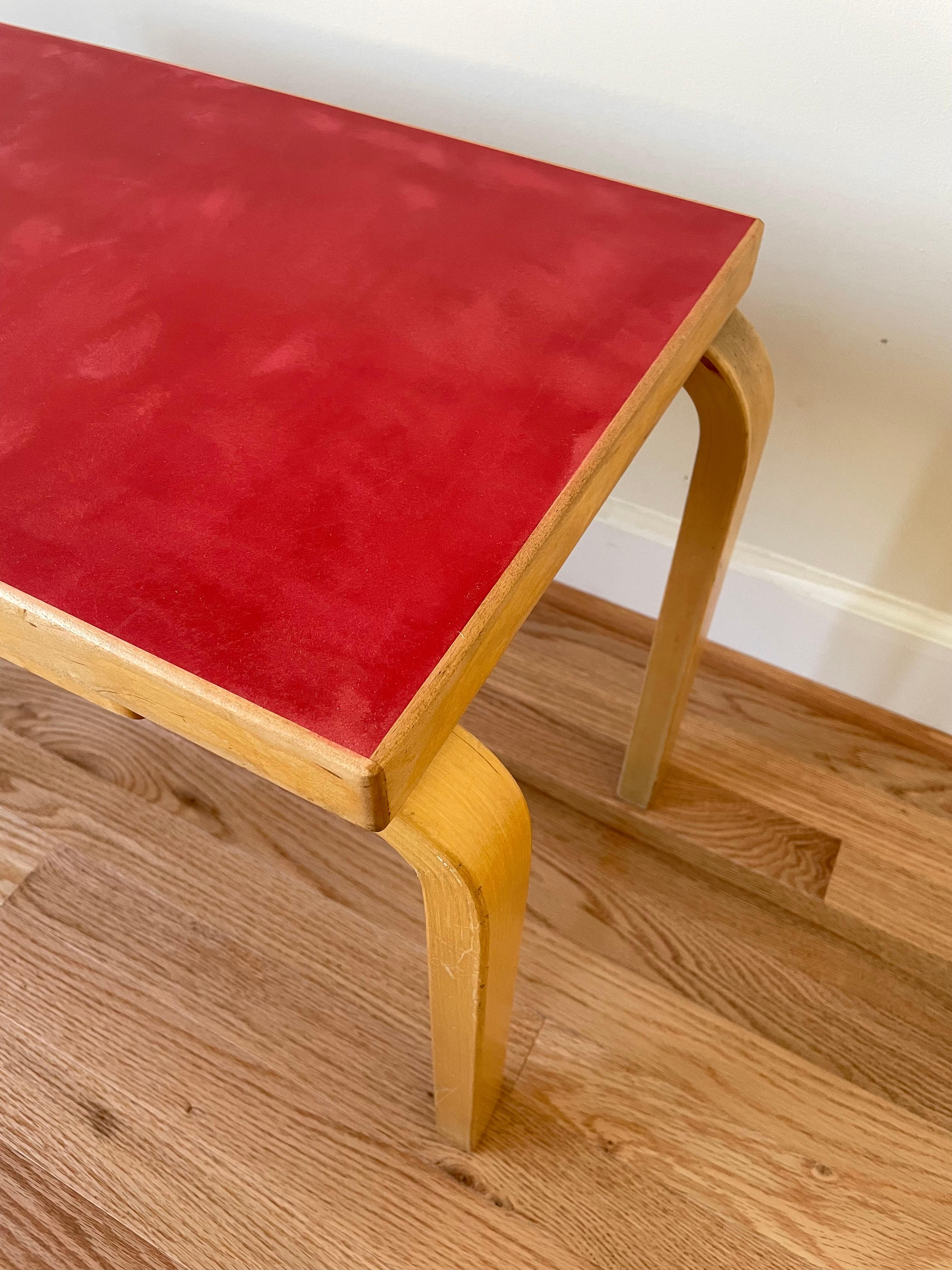Vintage Side Table by Alvar Aalto for Artek 2