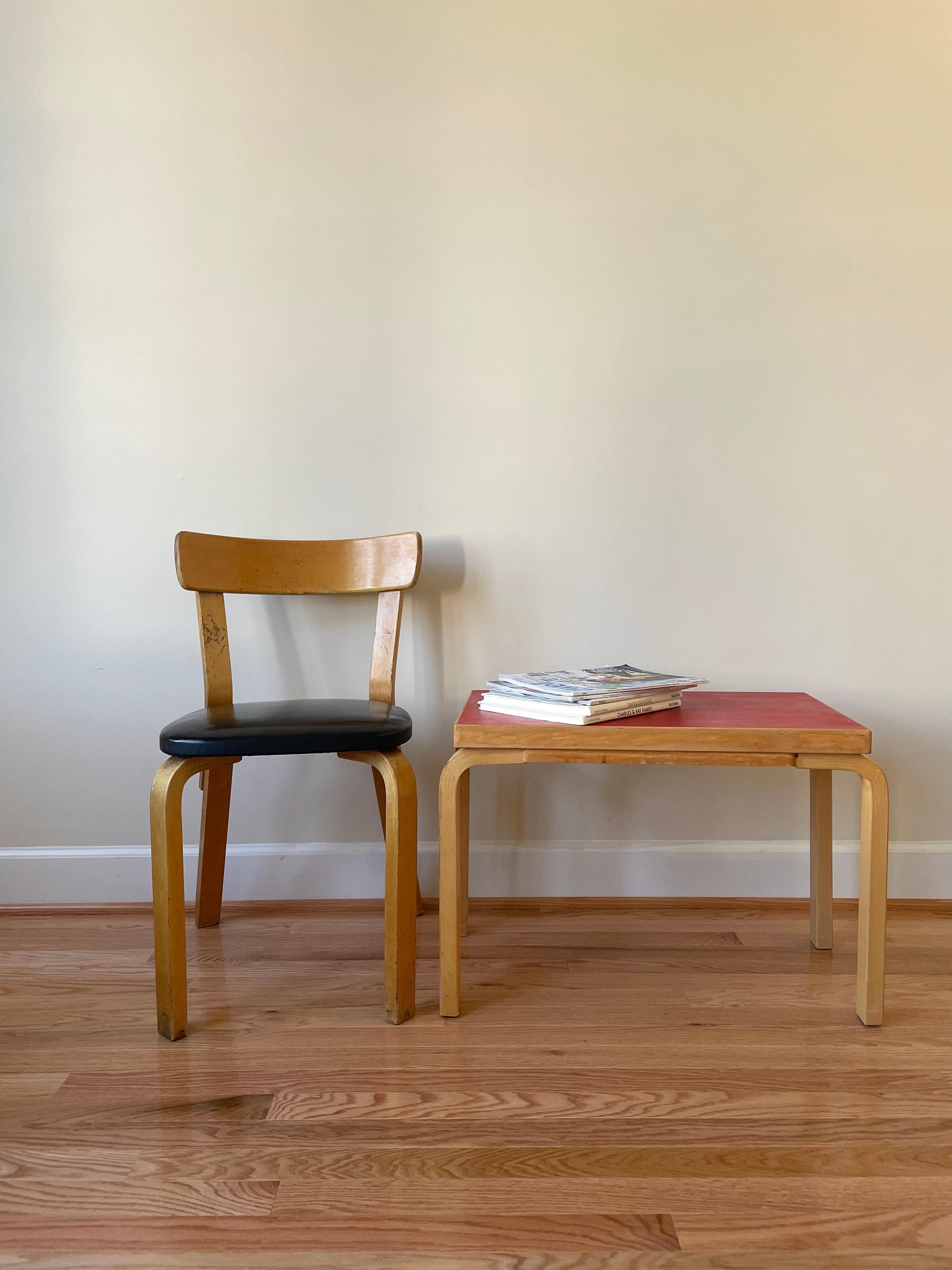 Vintage Side Table by Alvar Aalto for Artek 5