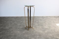 vintage side table  plant table  hollywood regency