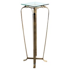 vintage side table  plant table  hollywood regency