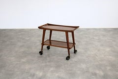 vintage side table  serving trolley  60s  Swedish