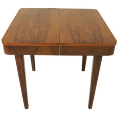 Vintage Side Table Walnut by Jindrich Halabala, 1950s