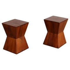 Retro side tables  stools  70's  side tables