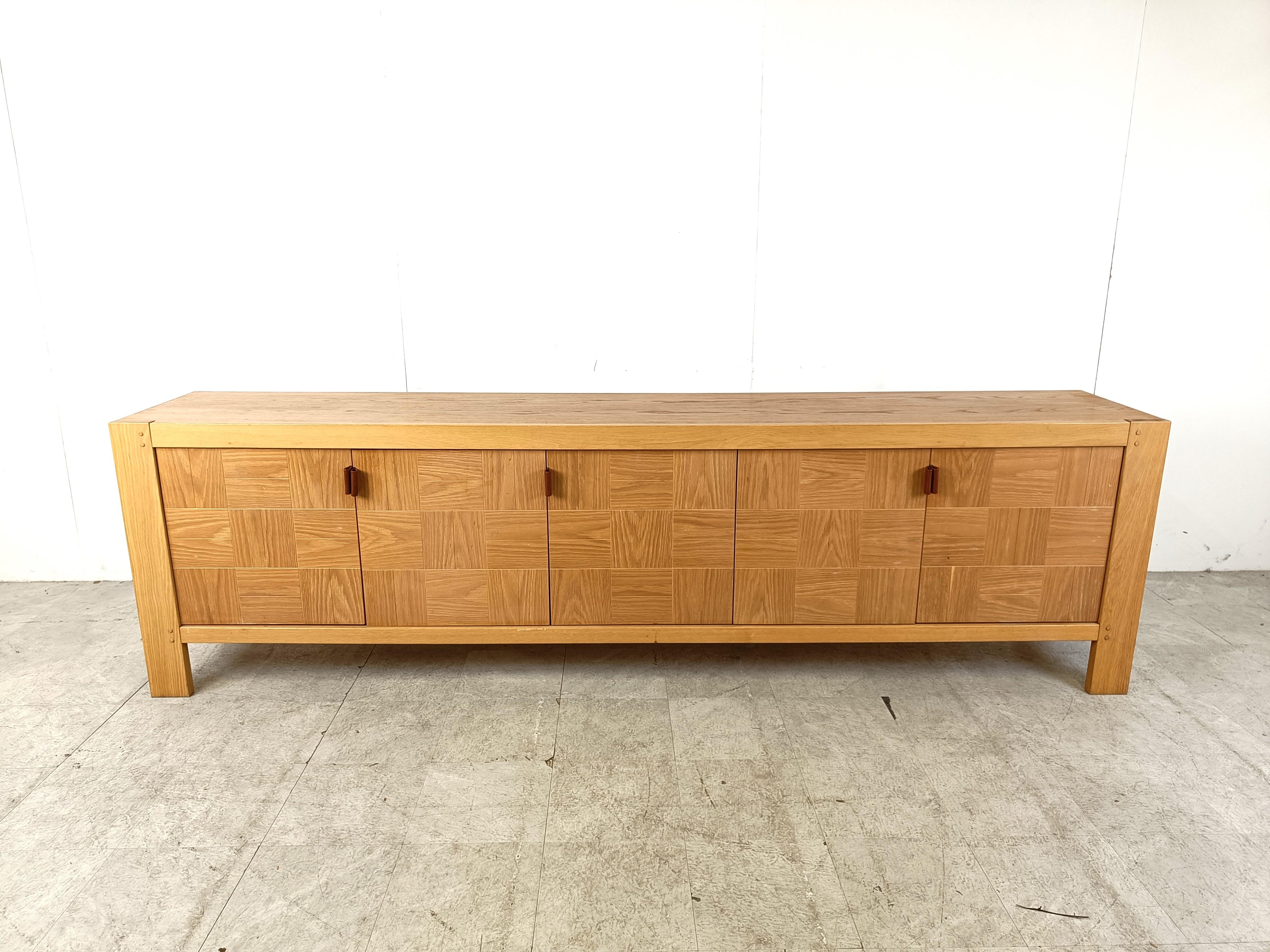 Minimalist Vintage sideboard by Frans Defour for Defour, 1970s For Sale
