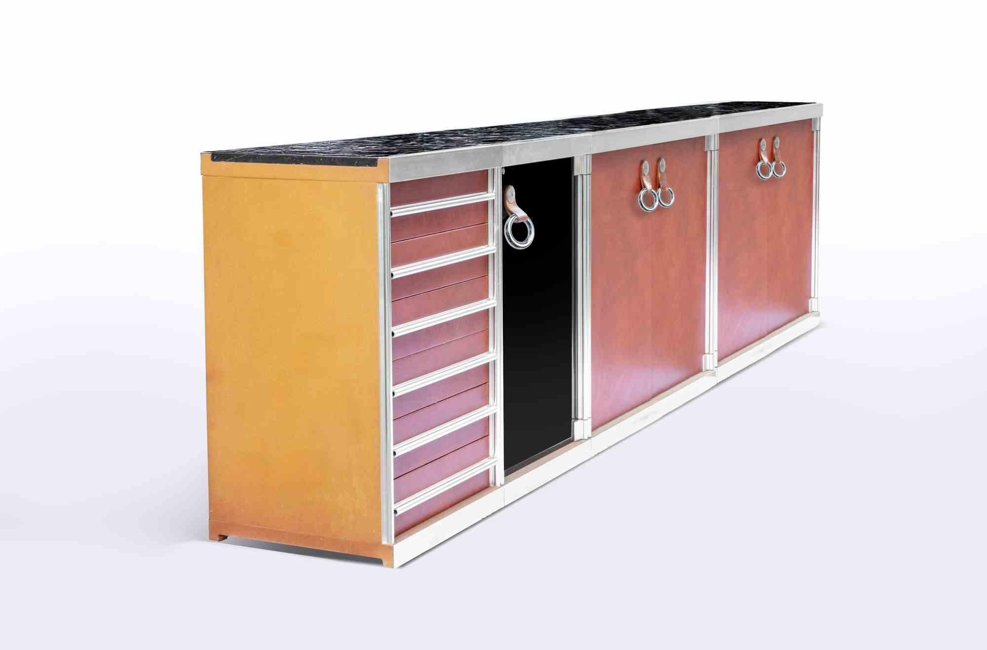 Italiano Credenza vintage di Guido Faleschini per Hermès, anni '70 in vendita