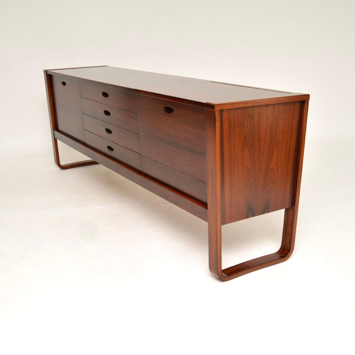 Wood Vintage Sideboard by Gunther Hoffstead for Uniflex For Sale
