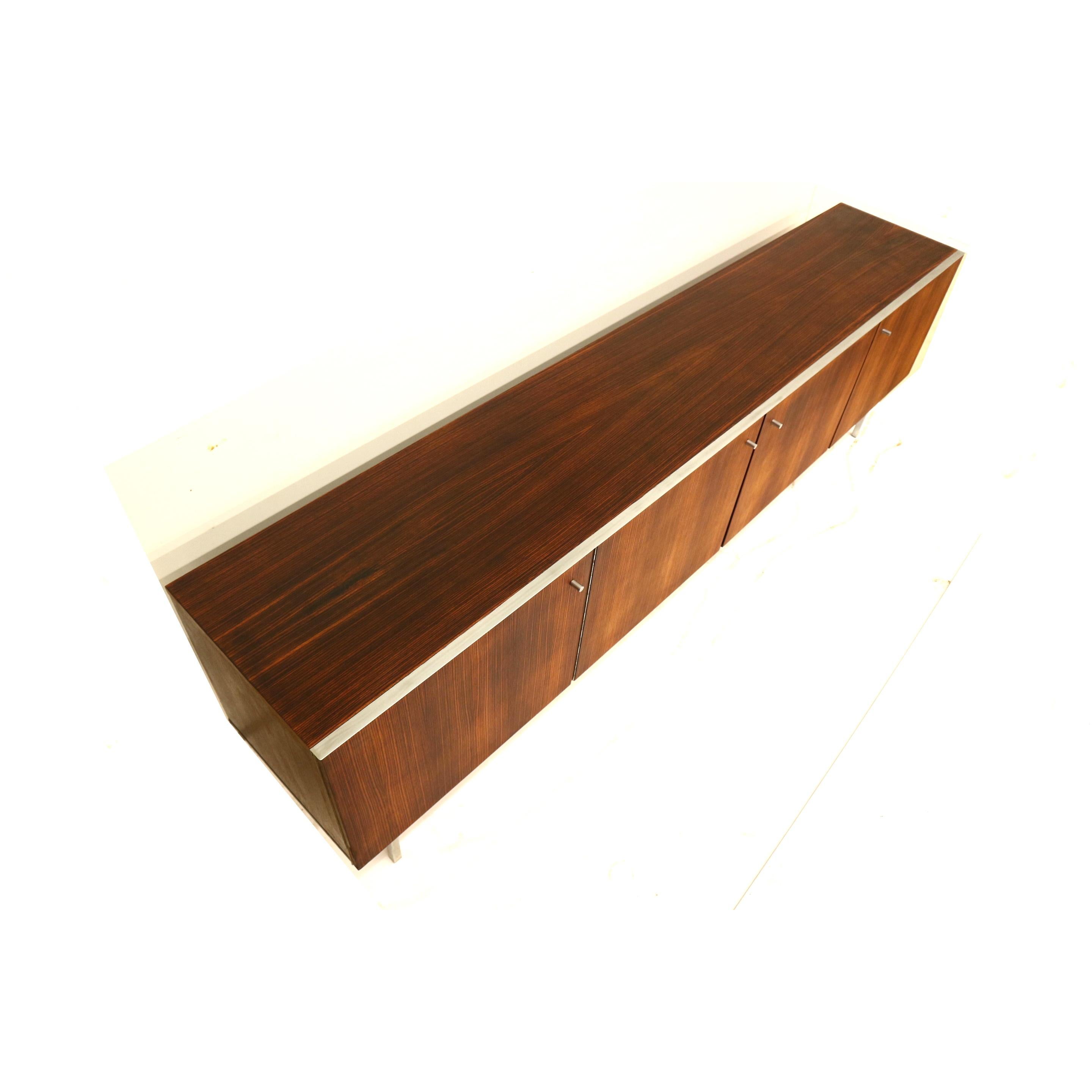 Wood Vintage sideboard by Kurt Günter and Horst Brechtmann for Fristho from 1961 For Sale