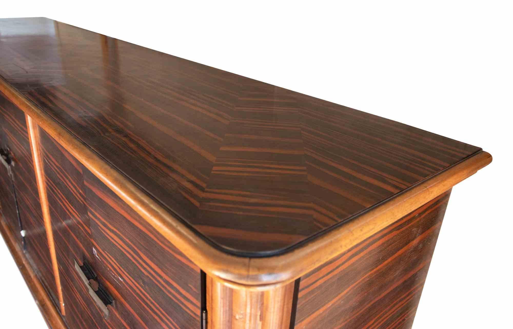 Sideboard im Vintage-Stil von Luciano Frigerio, 1970er Jahre (Holz) im Angebot