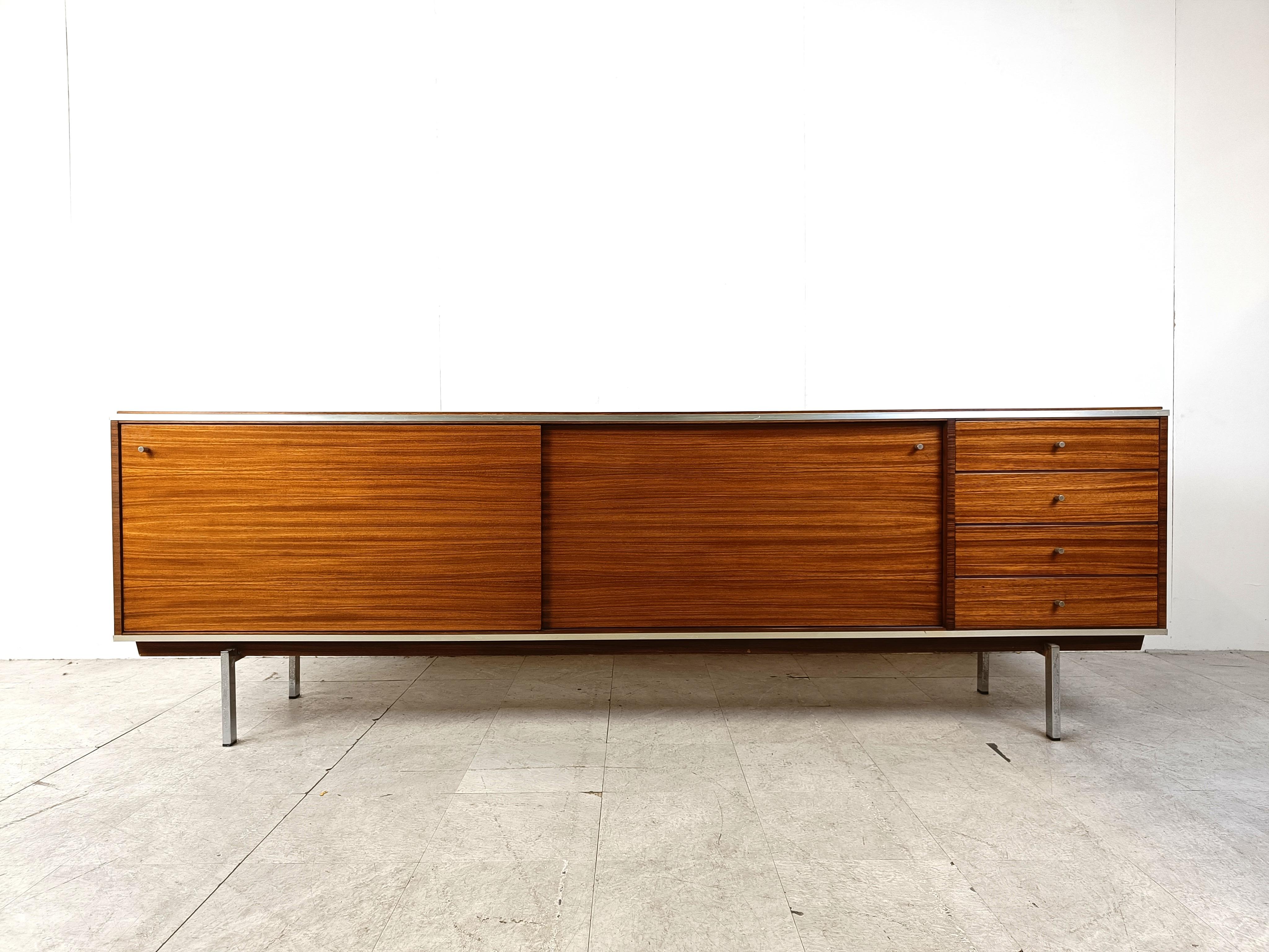 Vintage sideboard by Pieter De Bruyne for AL Meubel, 1960s In Good Condition For Sale In HEVERLEE, BE