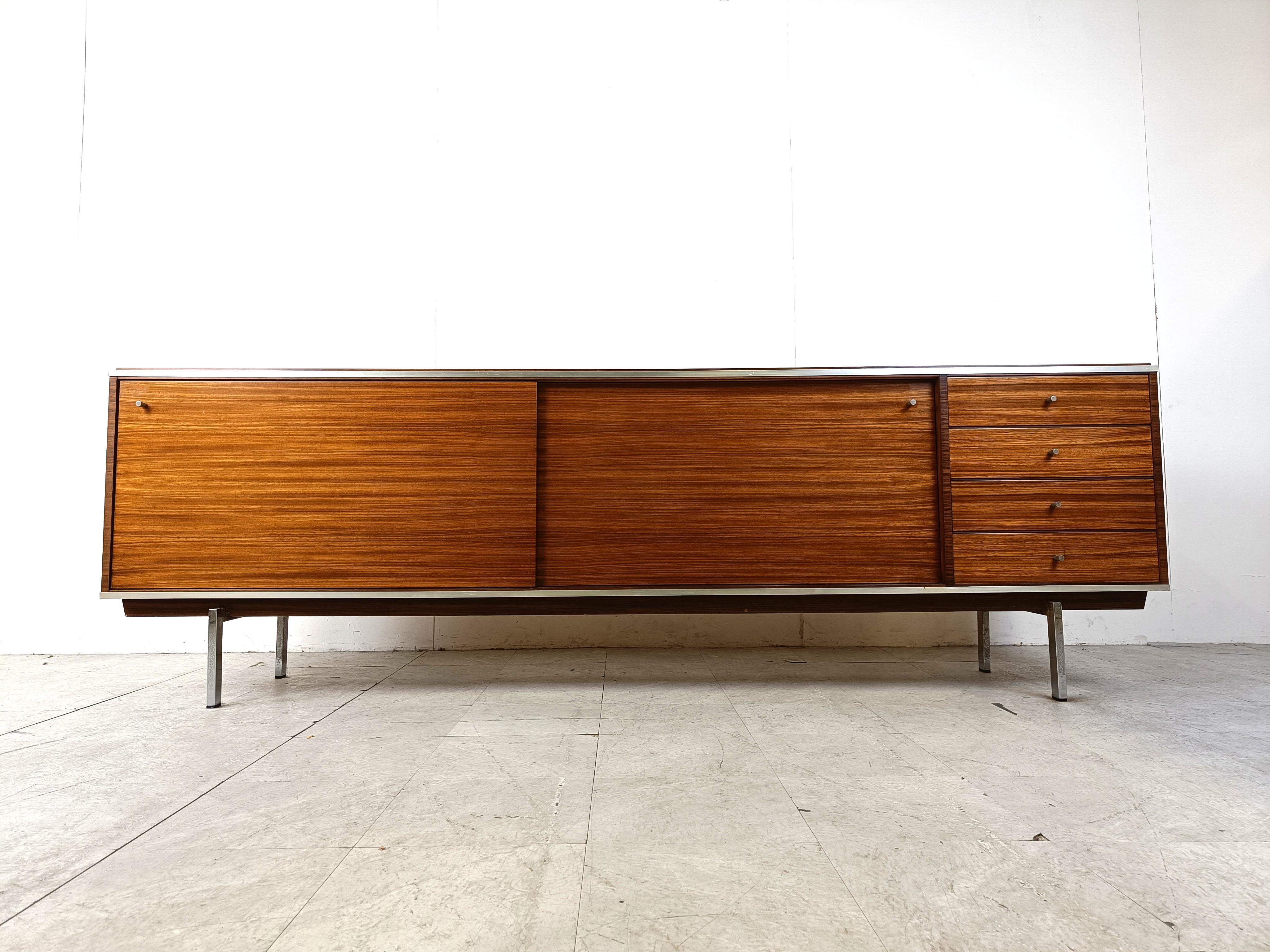 Mid-20th Century Vintage sideboard by Pieter De Bruyne for AL Meubel, 1960s For Sale