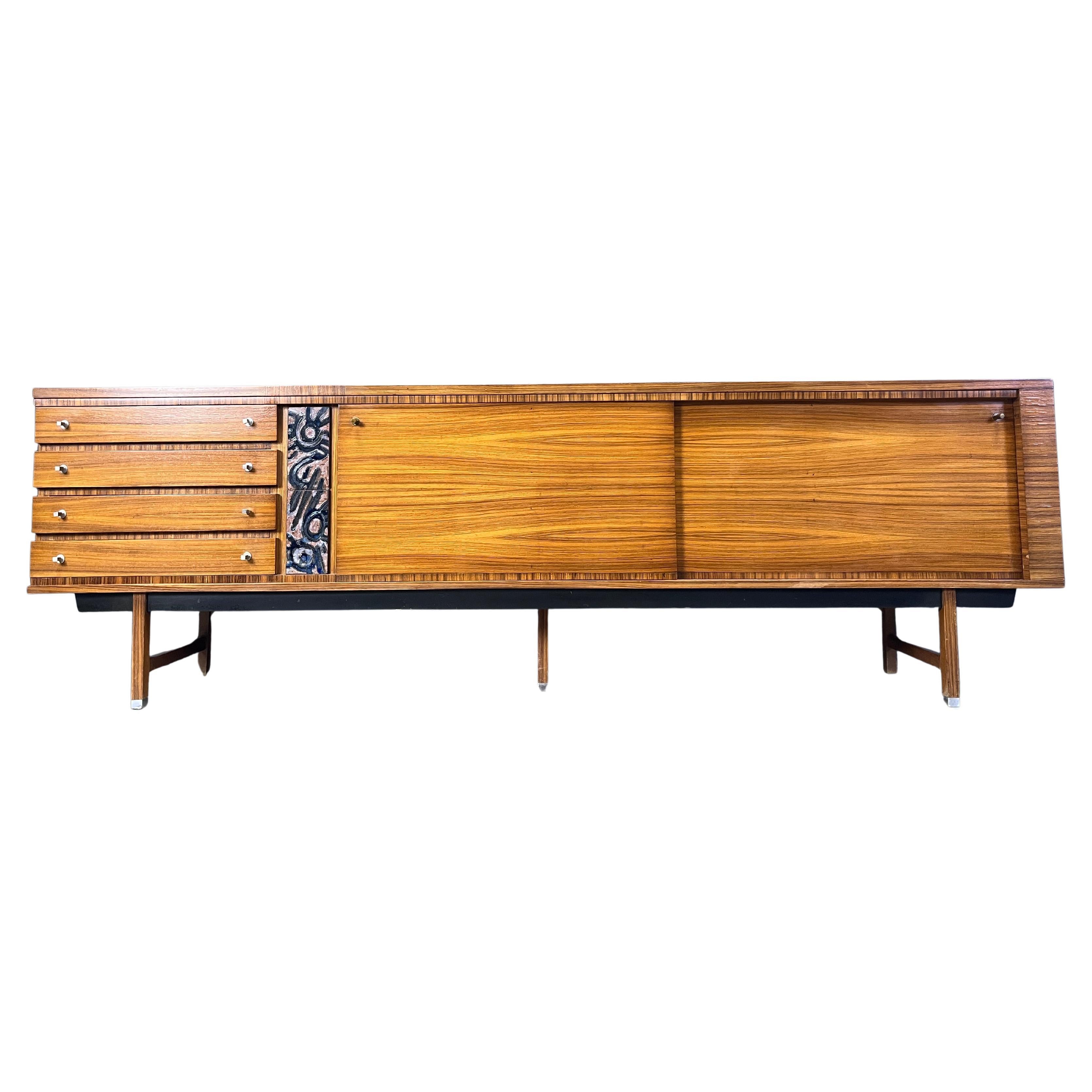 Vintage sideboard by Pieter De Bruyne for AL Meubel, 1960s For Sale