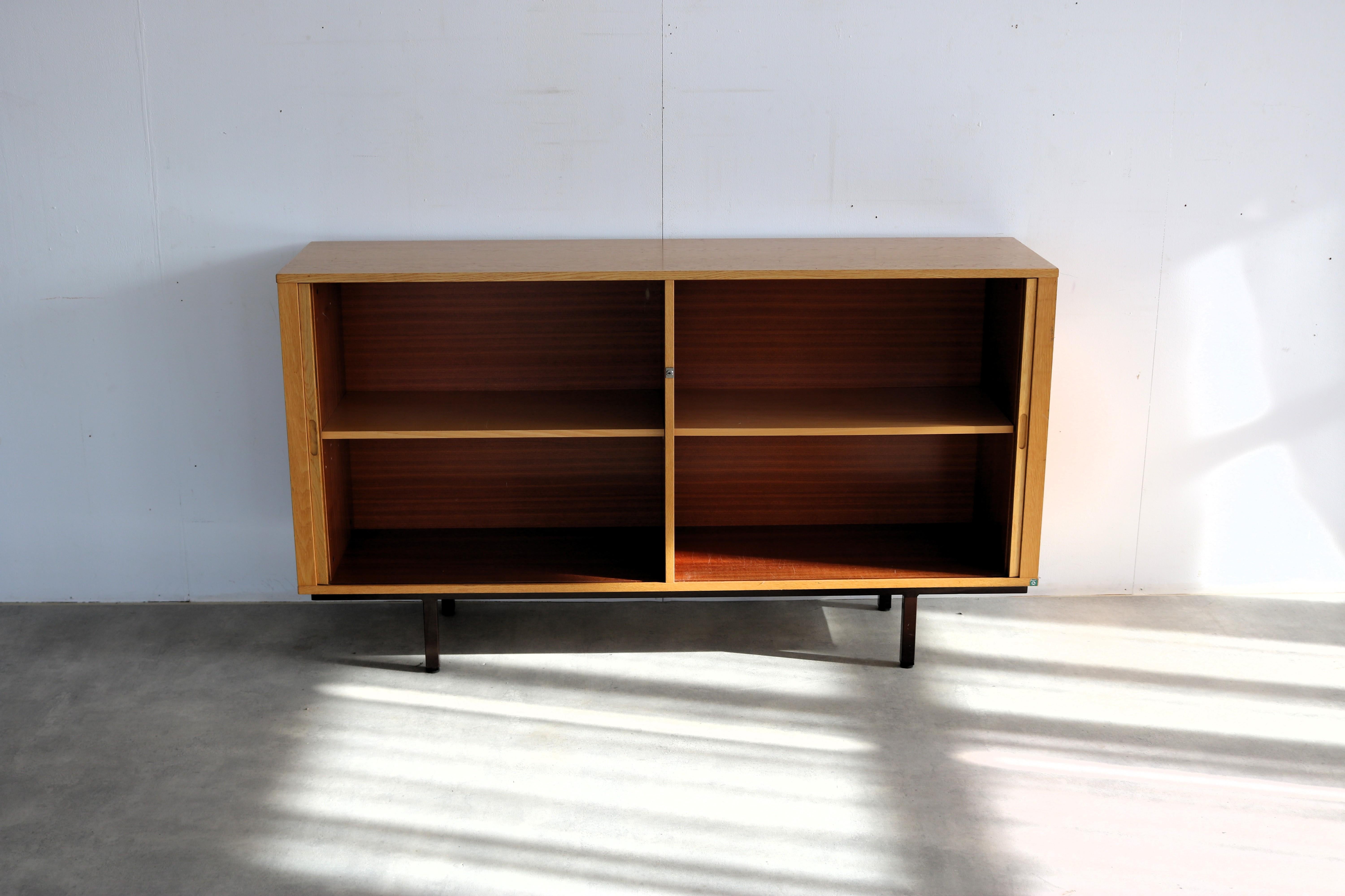 vintage sideboard  dresser  tambour  60s  Danish 5
