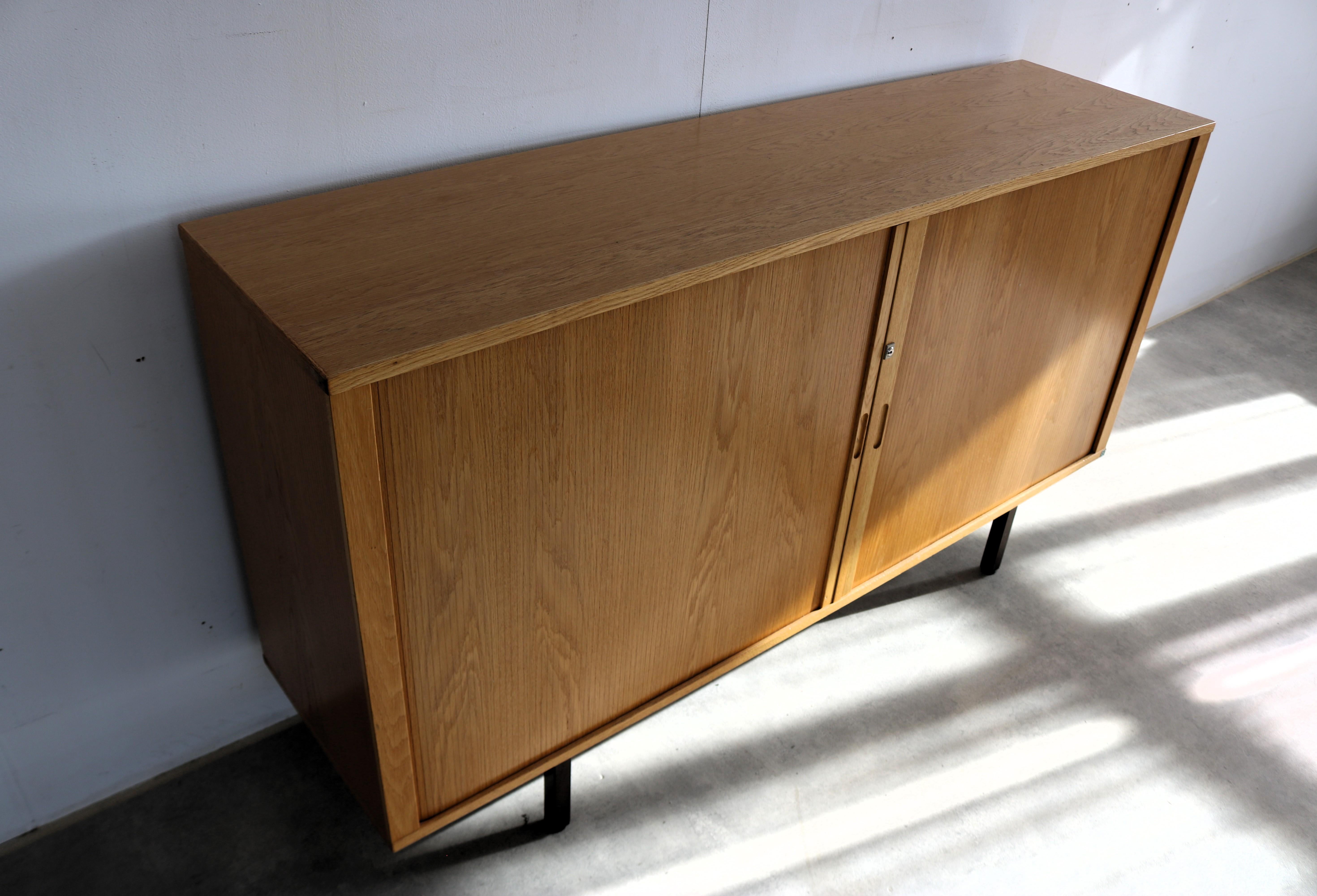 vintage sideboard  dresser  tambour  60s  Danish 1