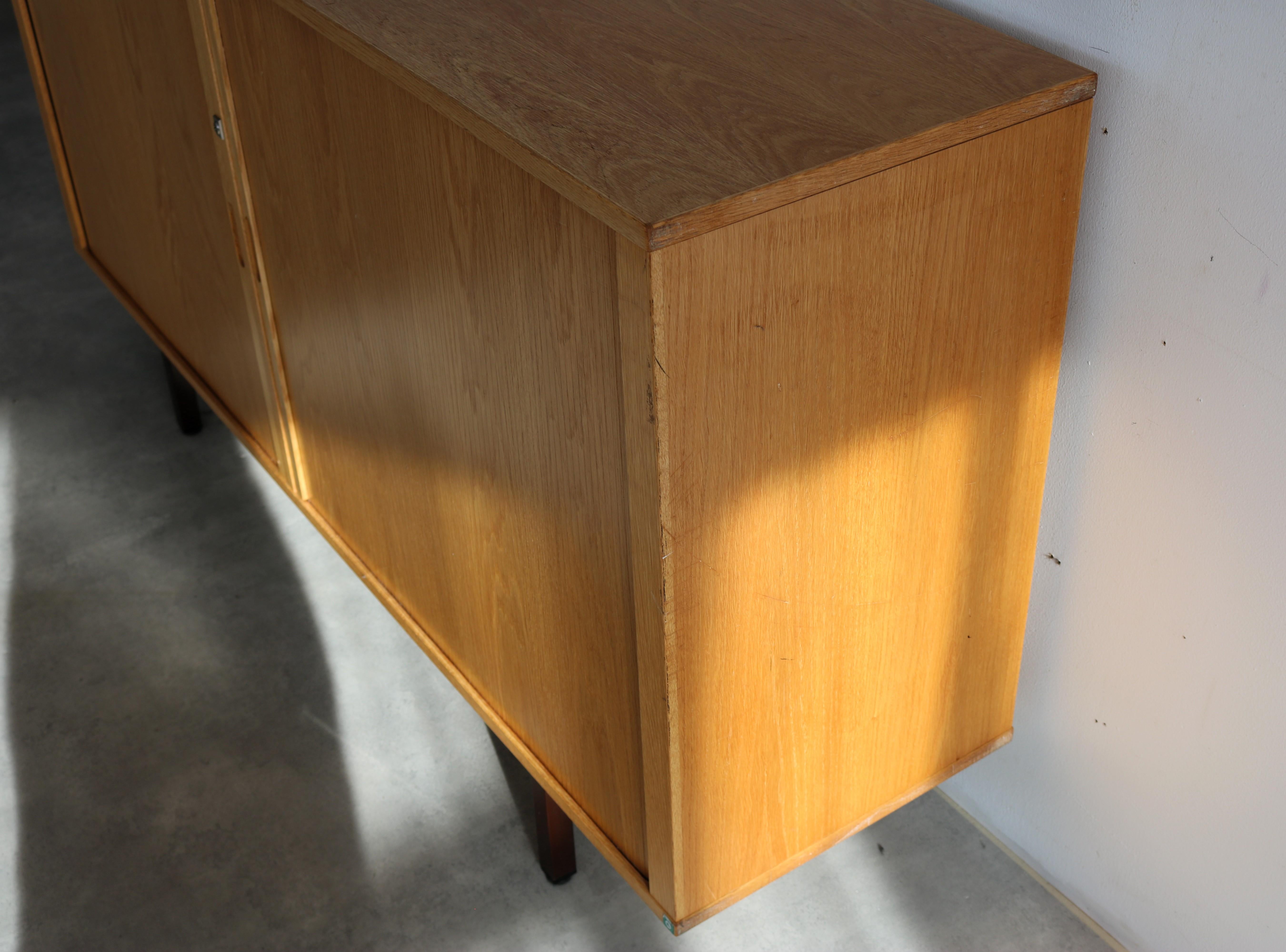 vintage sideboard  dresser  tambour  60s  Danish 2