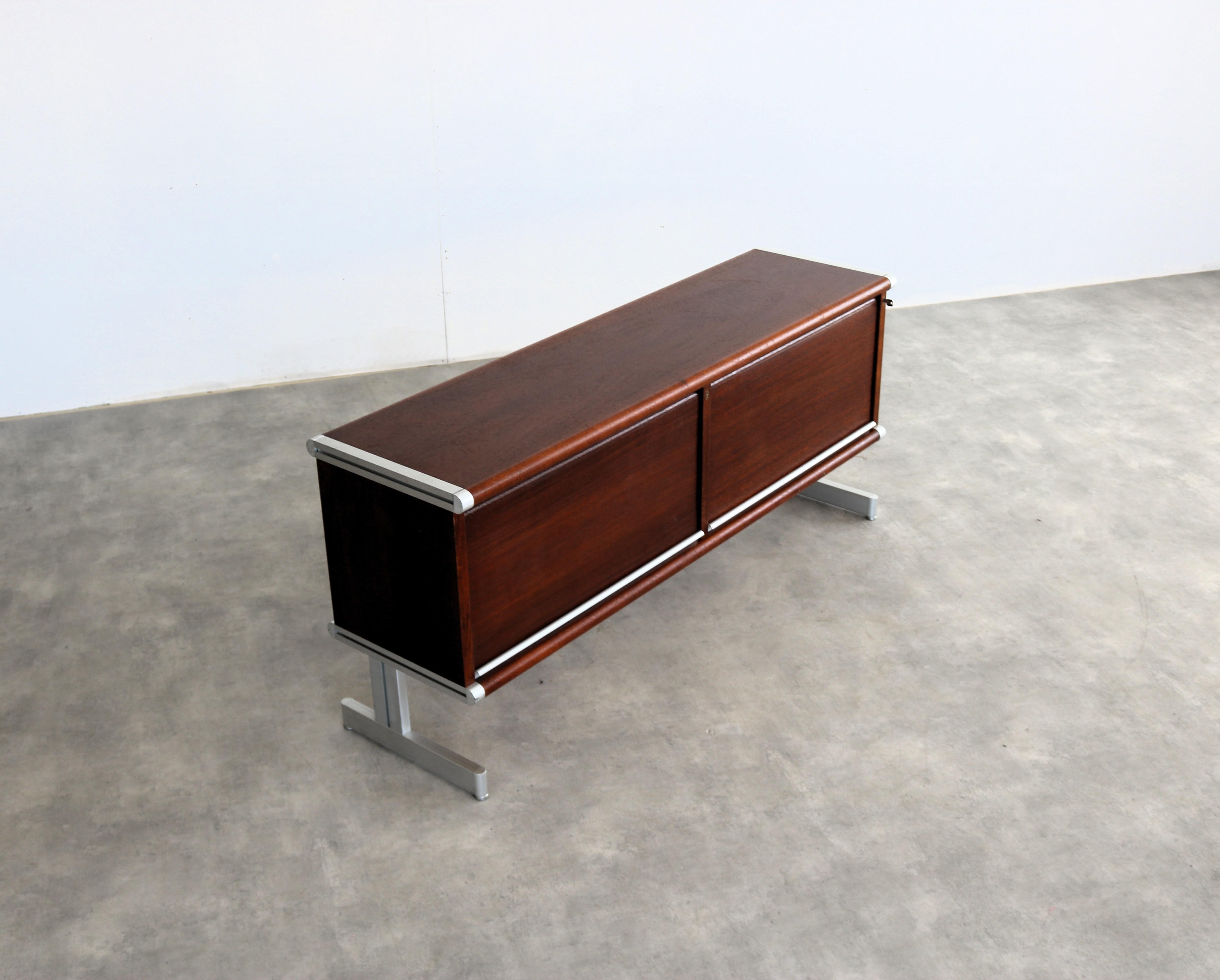 vintage sideboard  filing cabinet  70s  Swedish For Sale 8