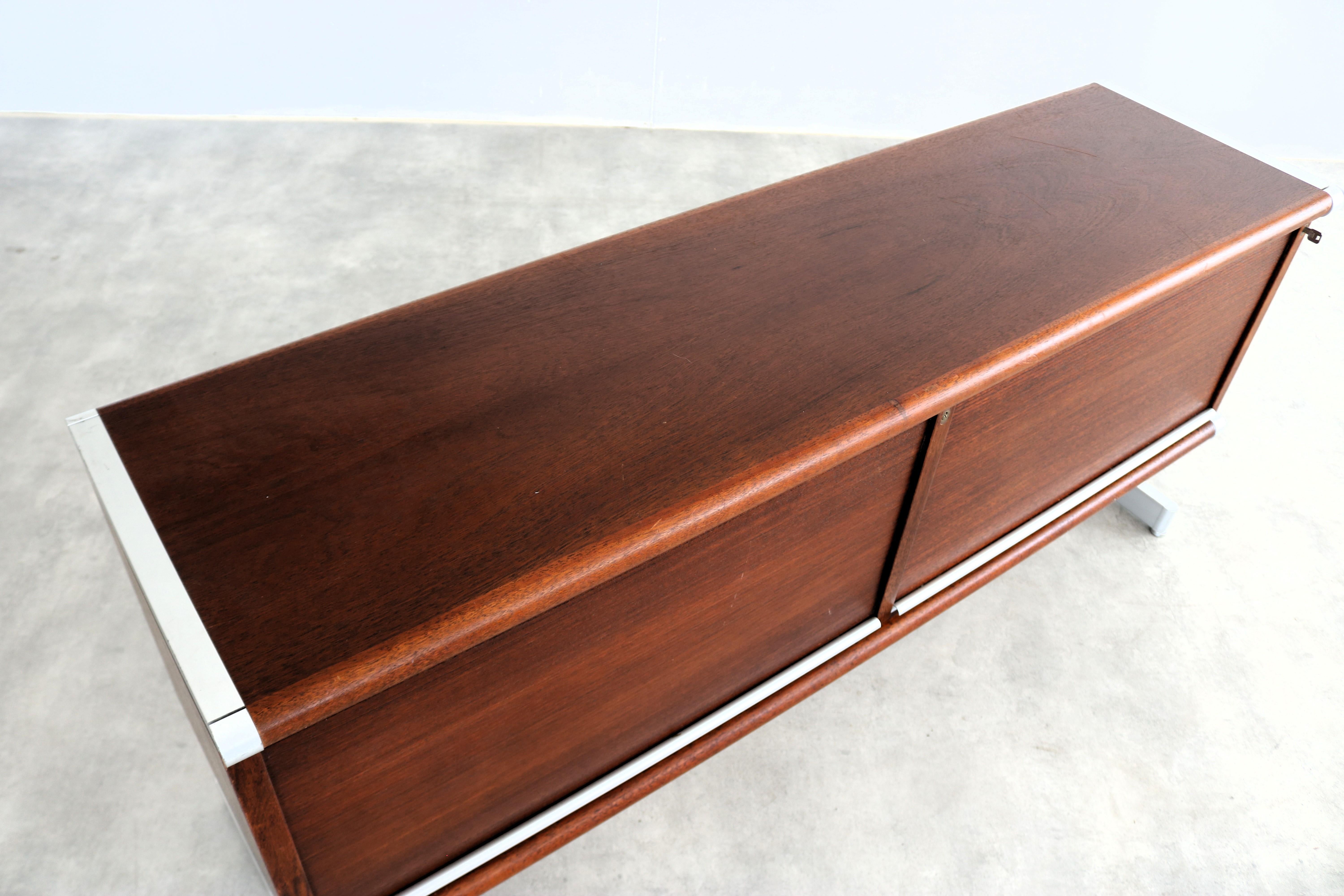 vintage sideboard  filing cabinet  70s  Swedish For Sale 1