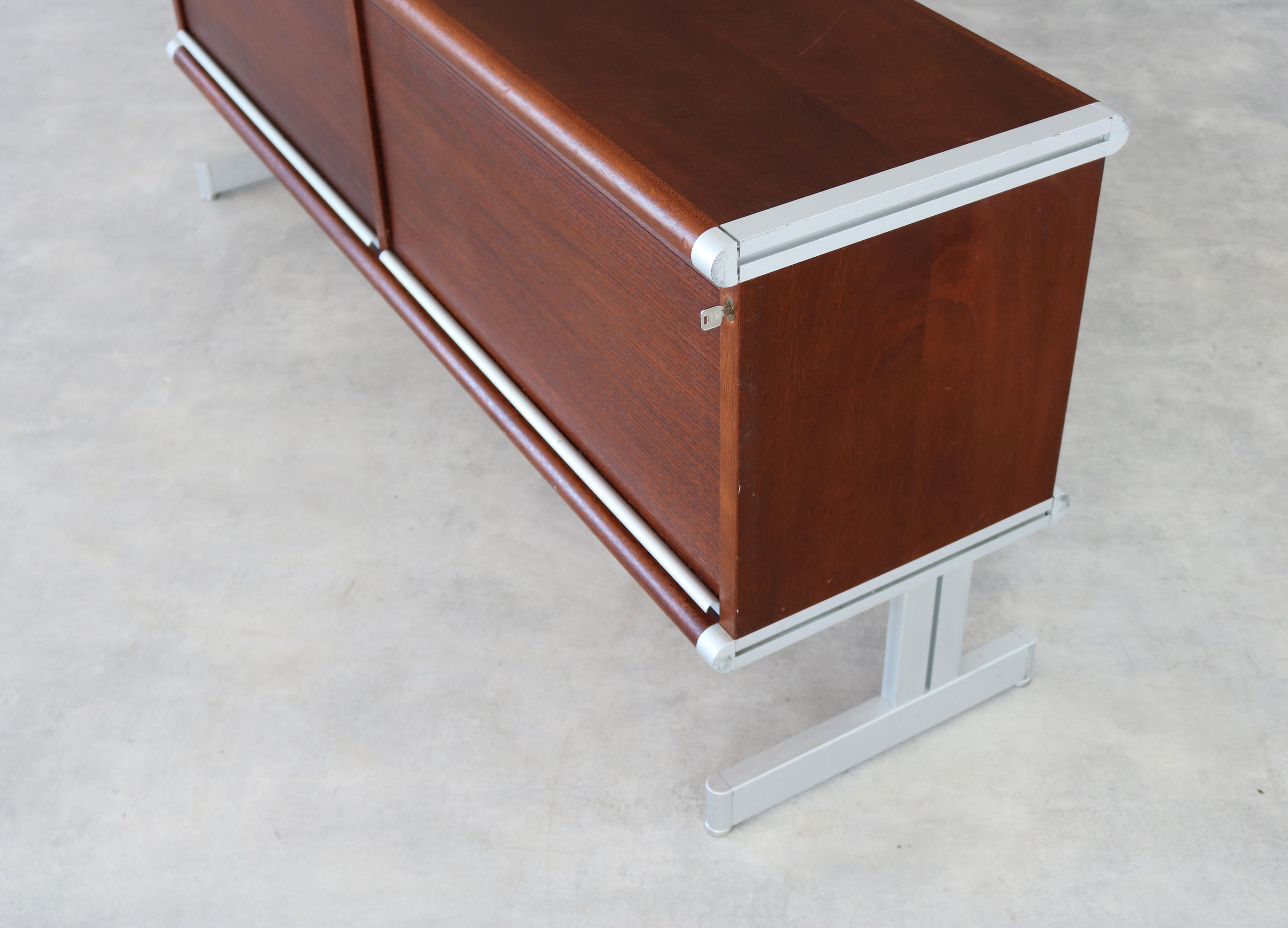 vintage sideboard  filing cabinet  70s  Swedish For Sale 2
