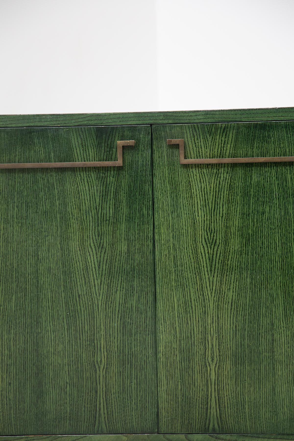 Vintage Sideboard in Green Wood by Vivai del Sud 1