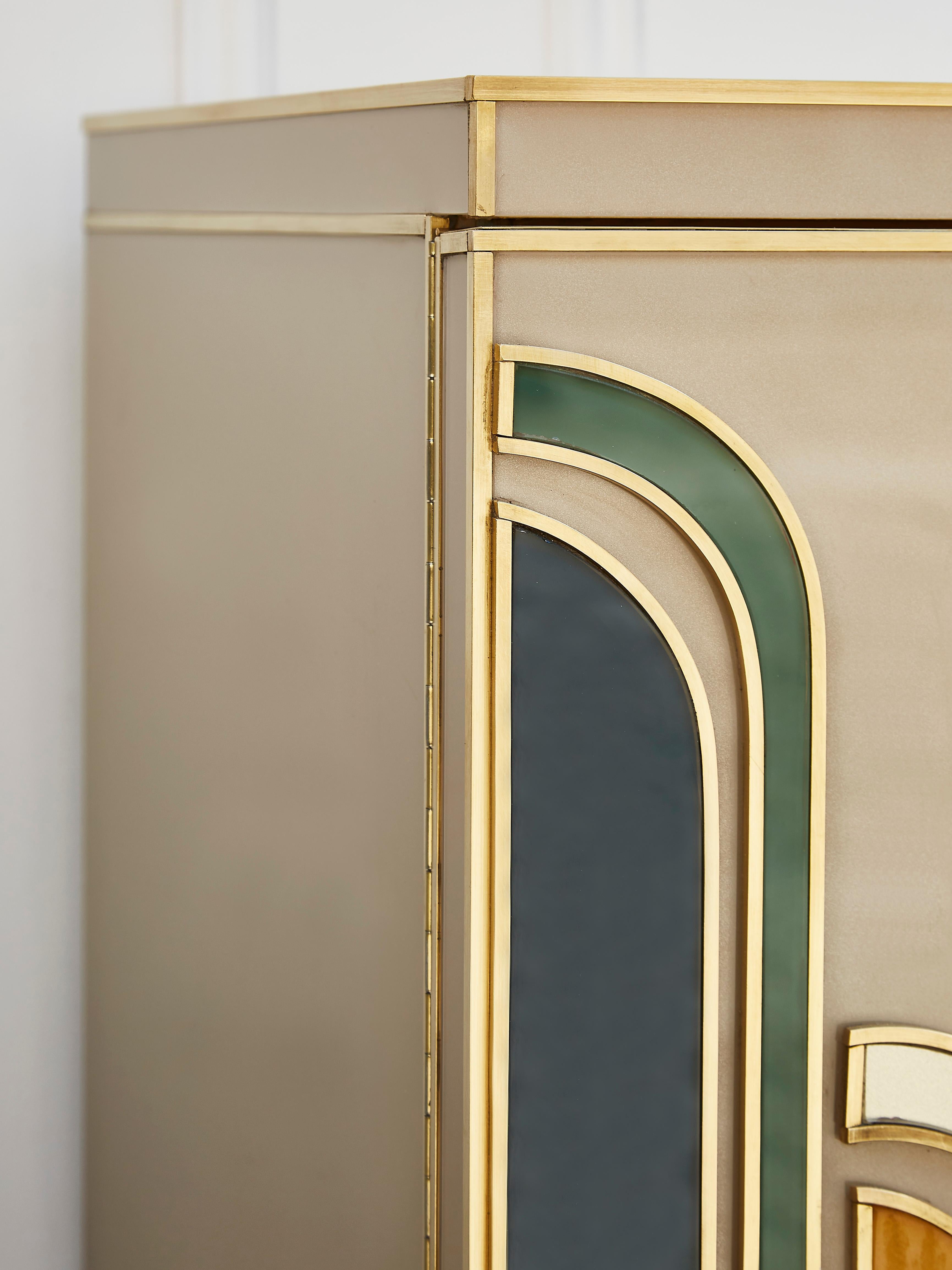 Vintage Sideboard in Mirror by Studio Glustin 2