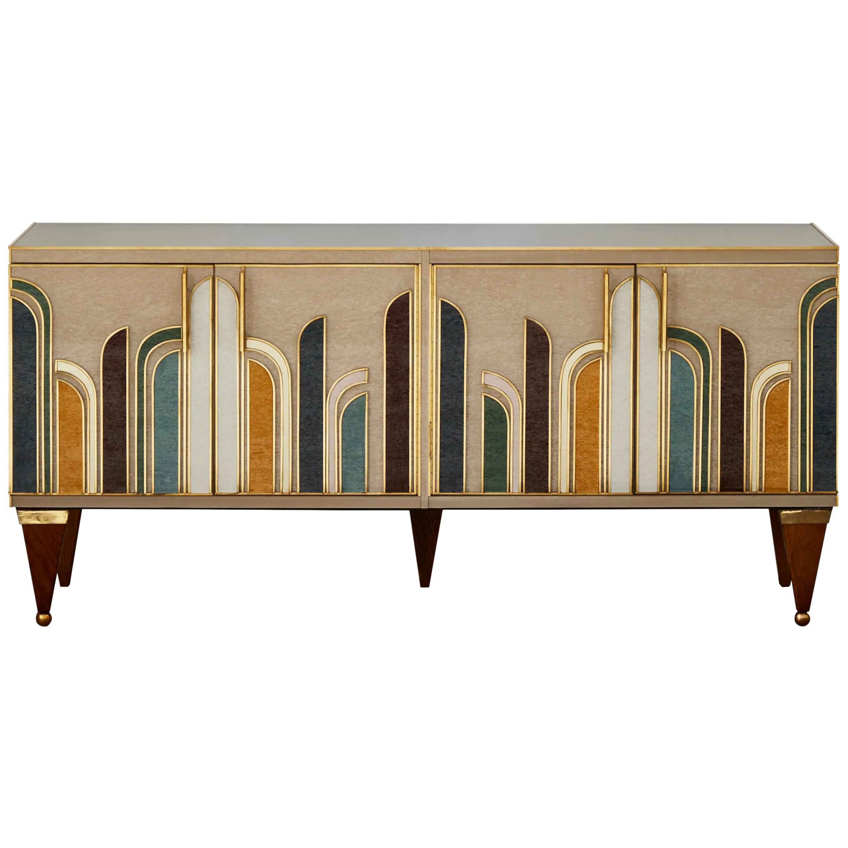 Vintage Sideboard in Mirror by Studio Glustin