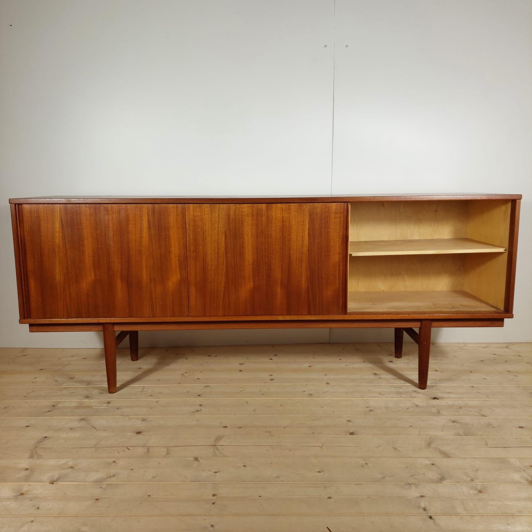 Vintage sideboard in teak, Denmark 1960 In condizioni buone in vendita a Torino, IT