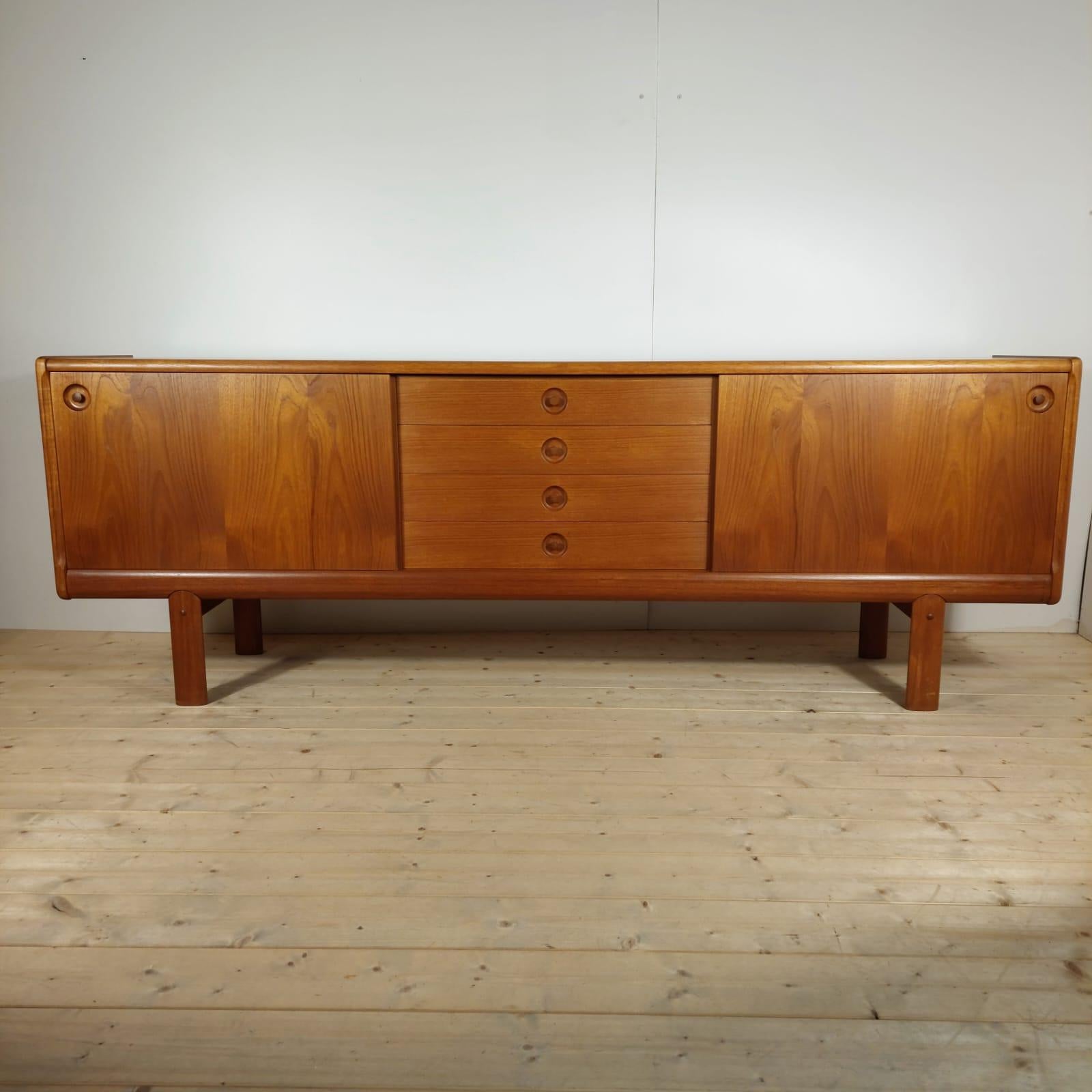 Teak Vintage sideboard in teak, Denmark 1960 in vendita
