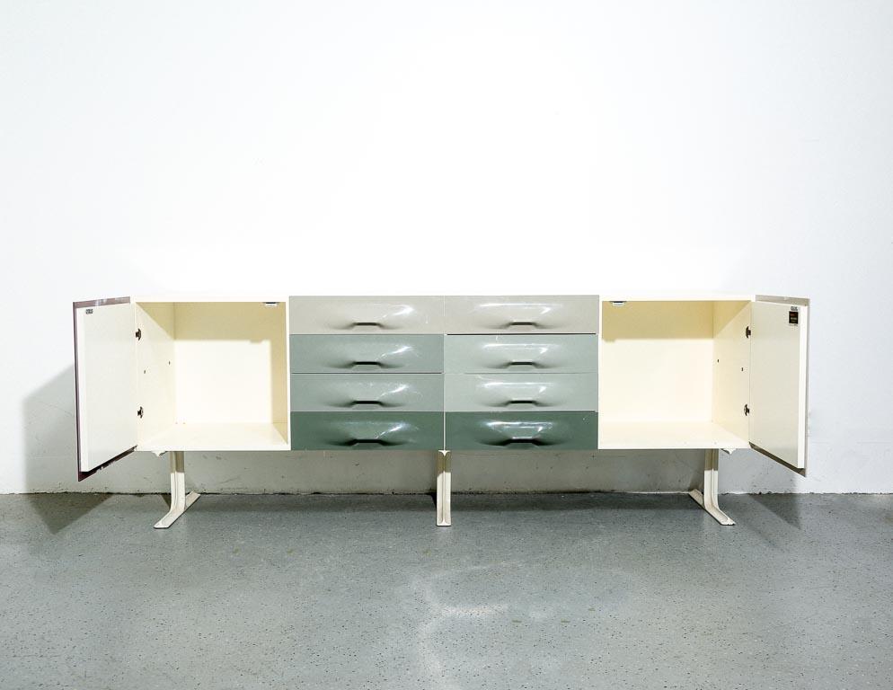 Mid-Century Modern Vintage Sideboard in the Style of Raymond Loewy
