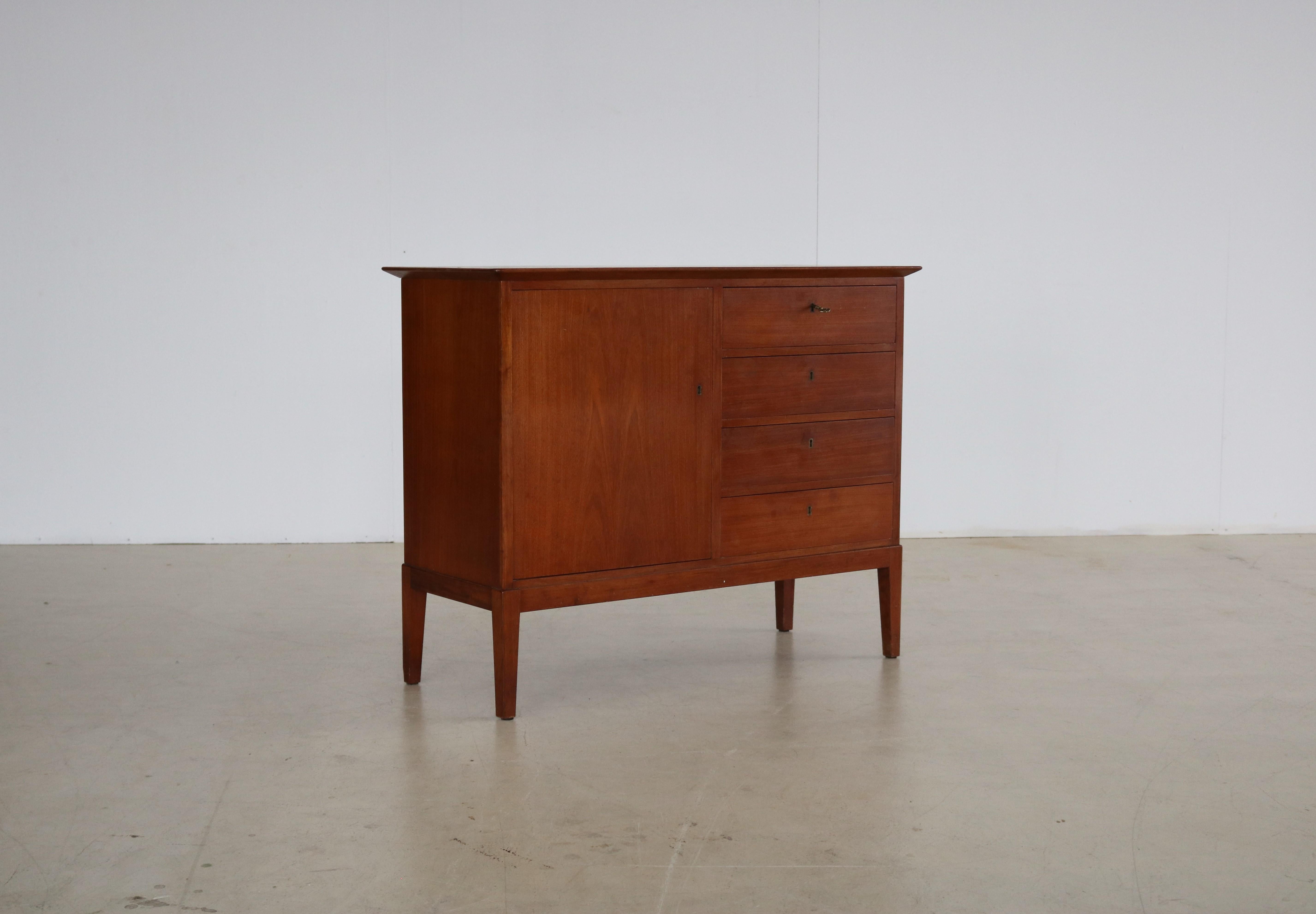 Vintage Sideboard Locker 1940s Fritz Hansen 5