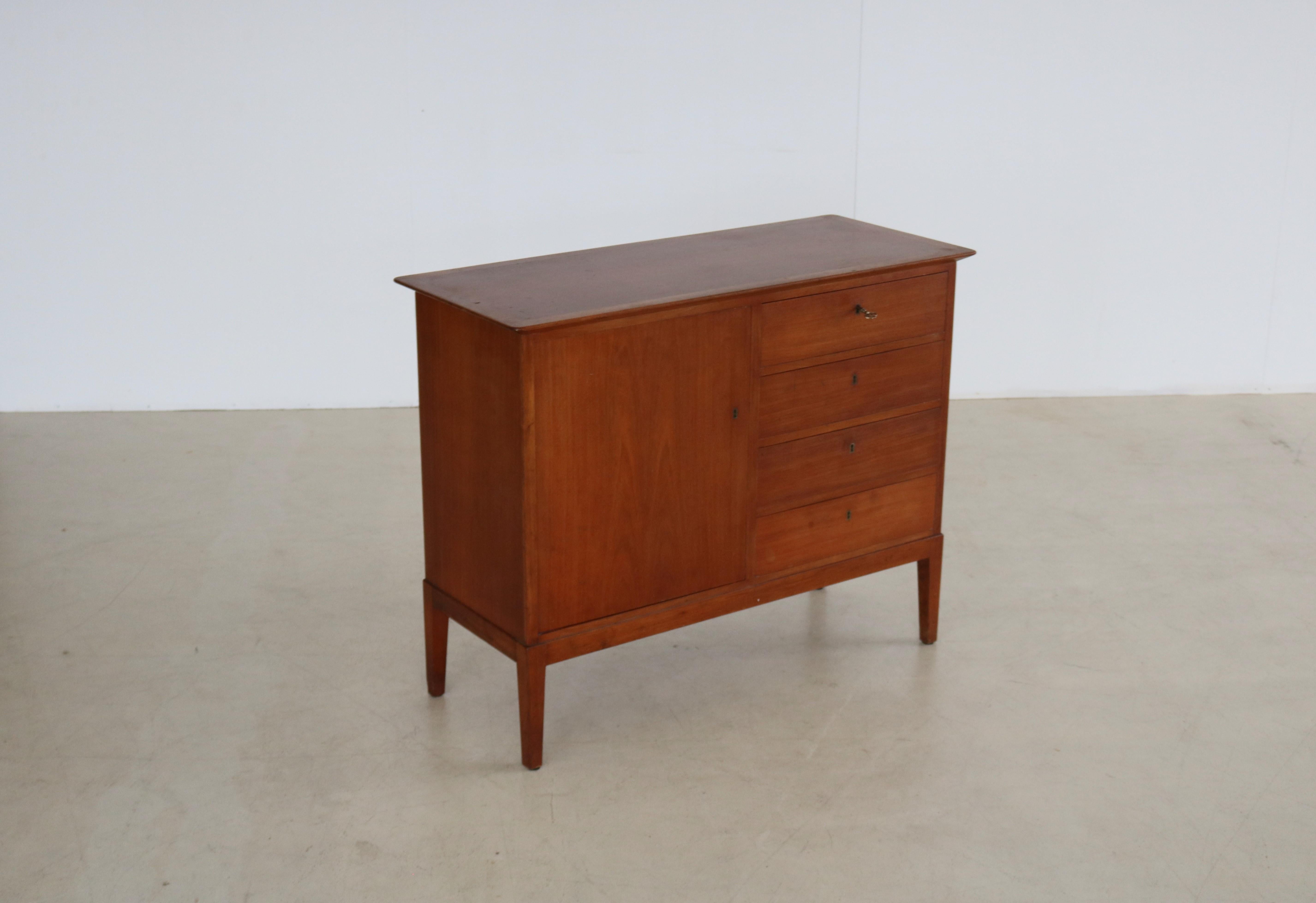 Vintage Sideboard Locker 1940s Fritz Hansen 6