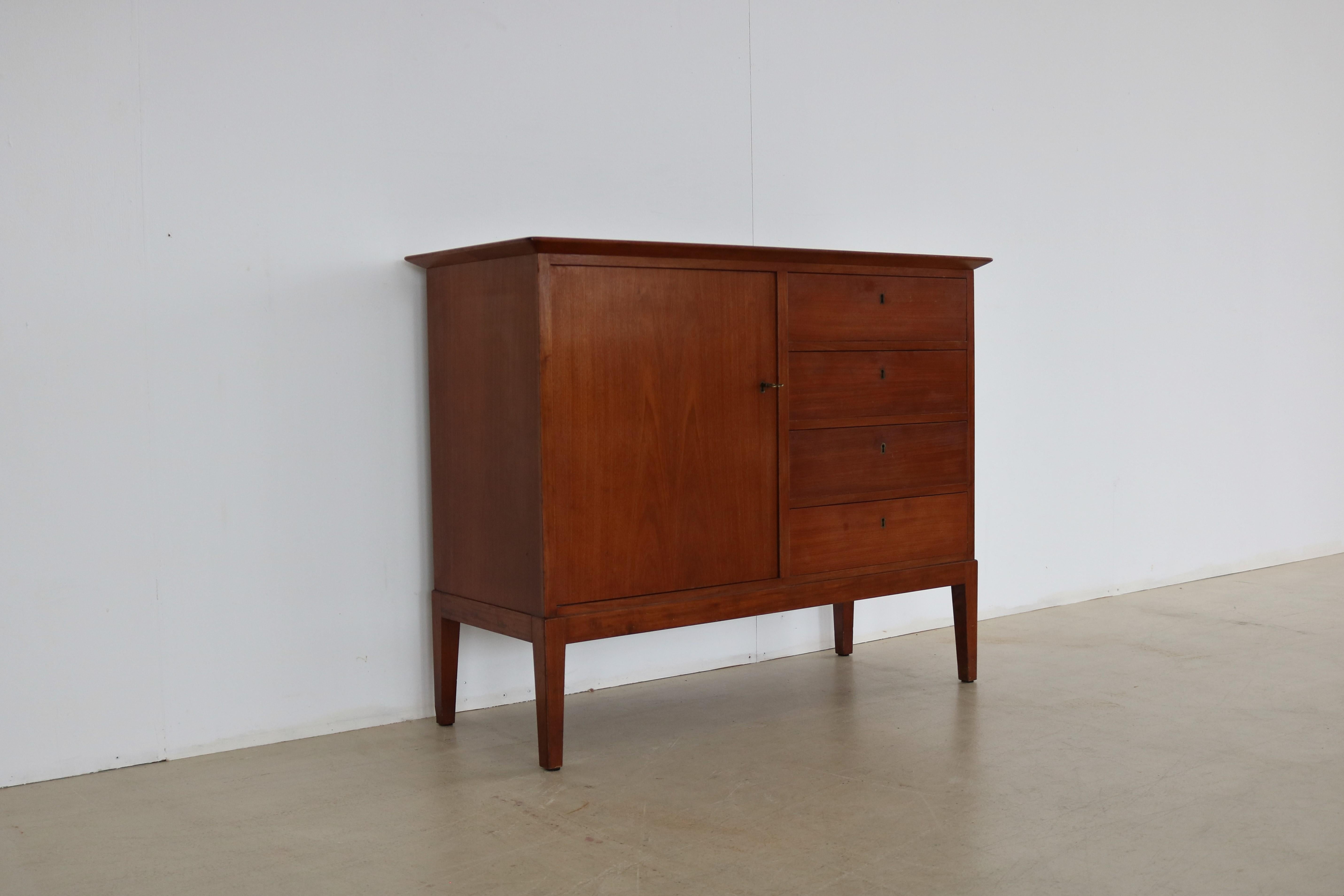 Danish Vintage Sideboard Locker 1940s Fritz Hansen
