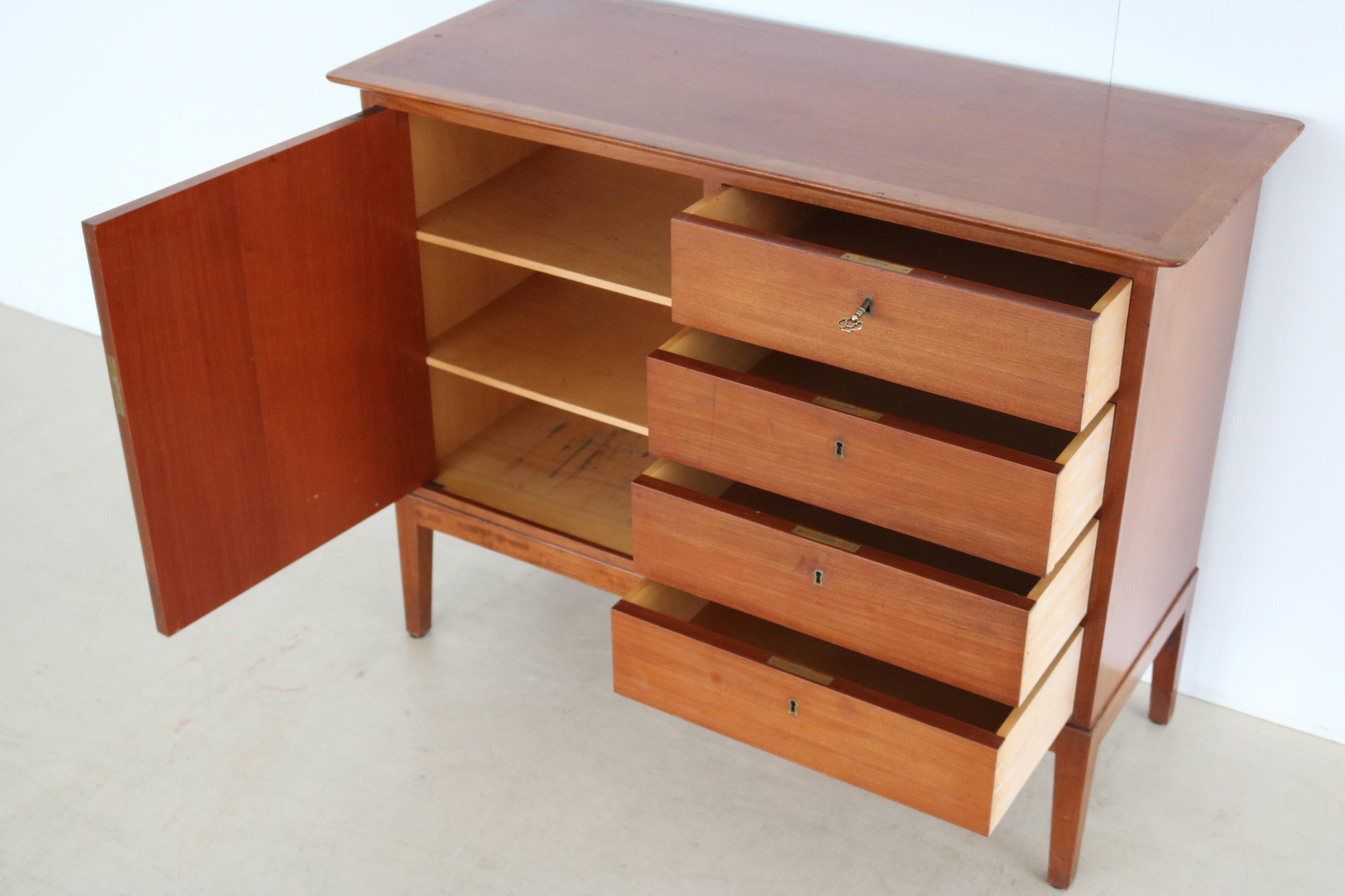 Vintage Sideboard Locker 1940s Fritz Hansen 2