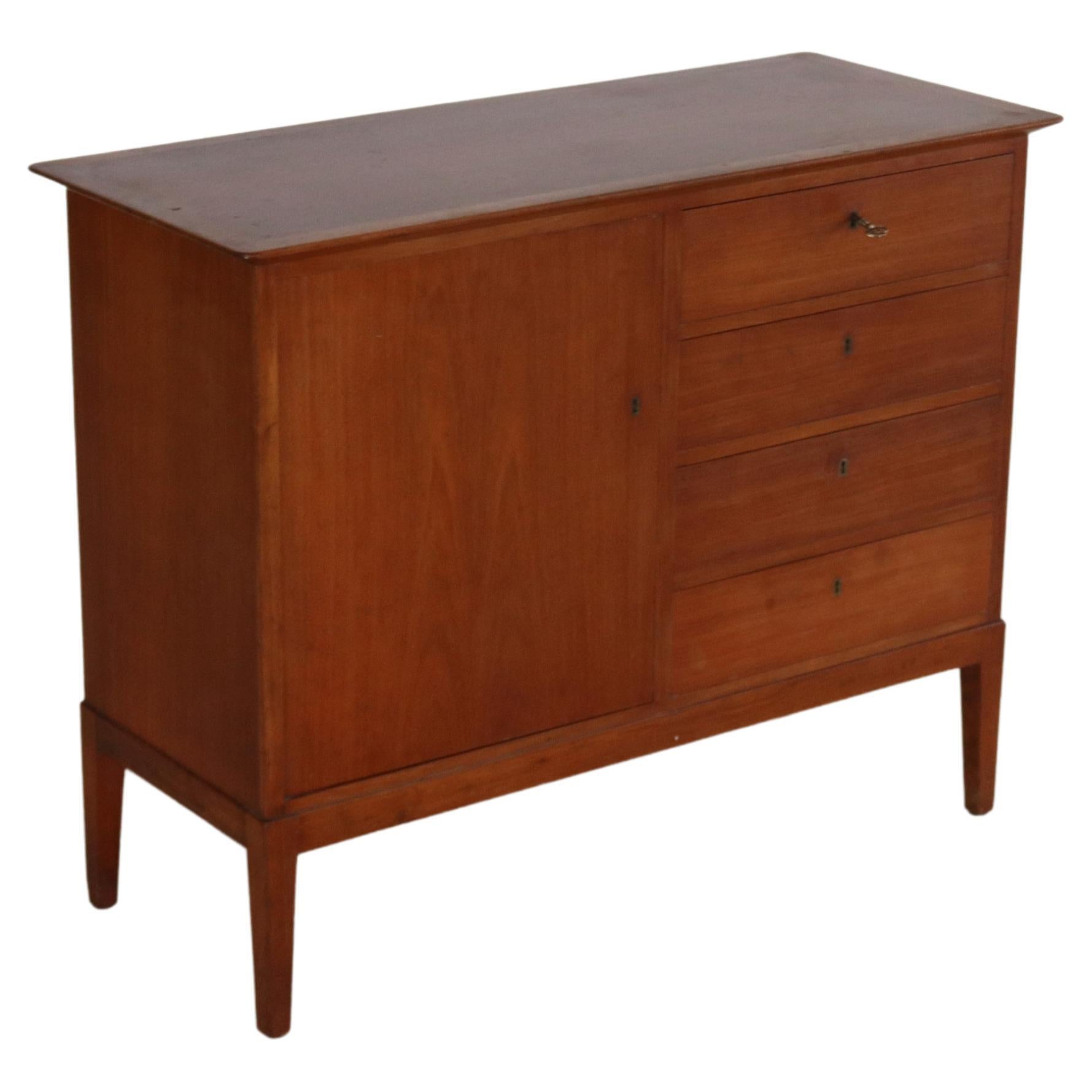 Vintage Sideboard Locker 1940s Fritz Hansen