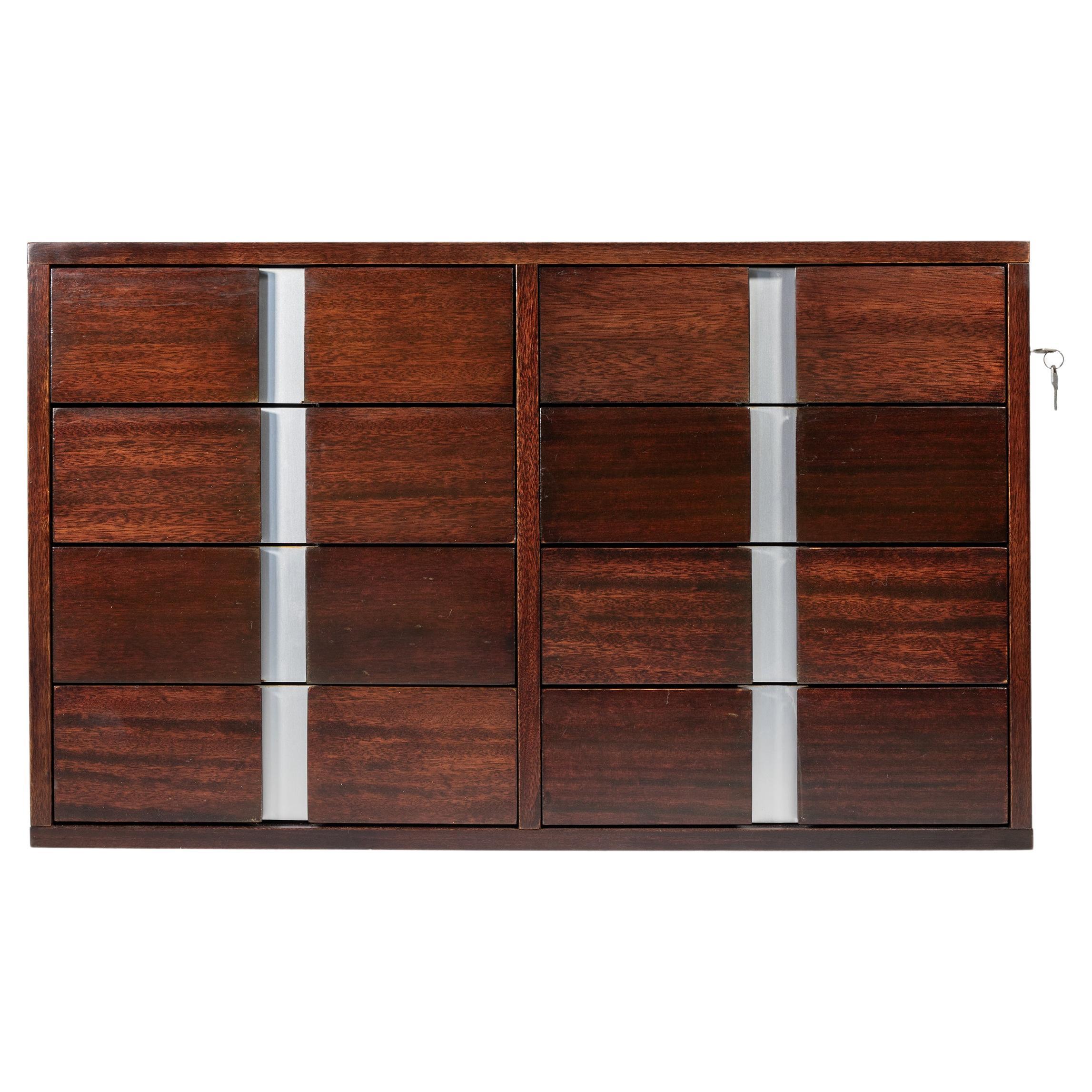Vintage Sideboard of Eight Drawers by Ico Parisi, Italy, 1970s For Sale