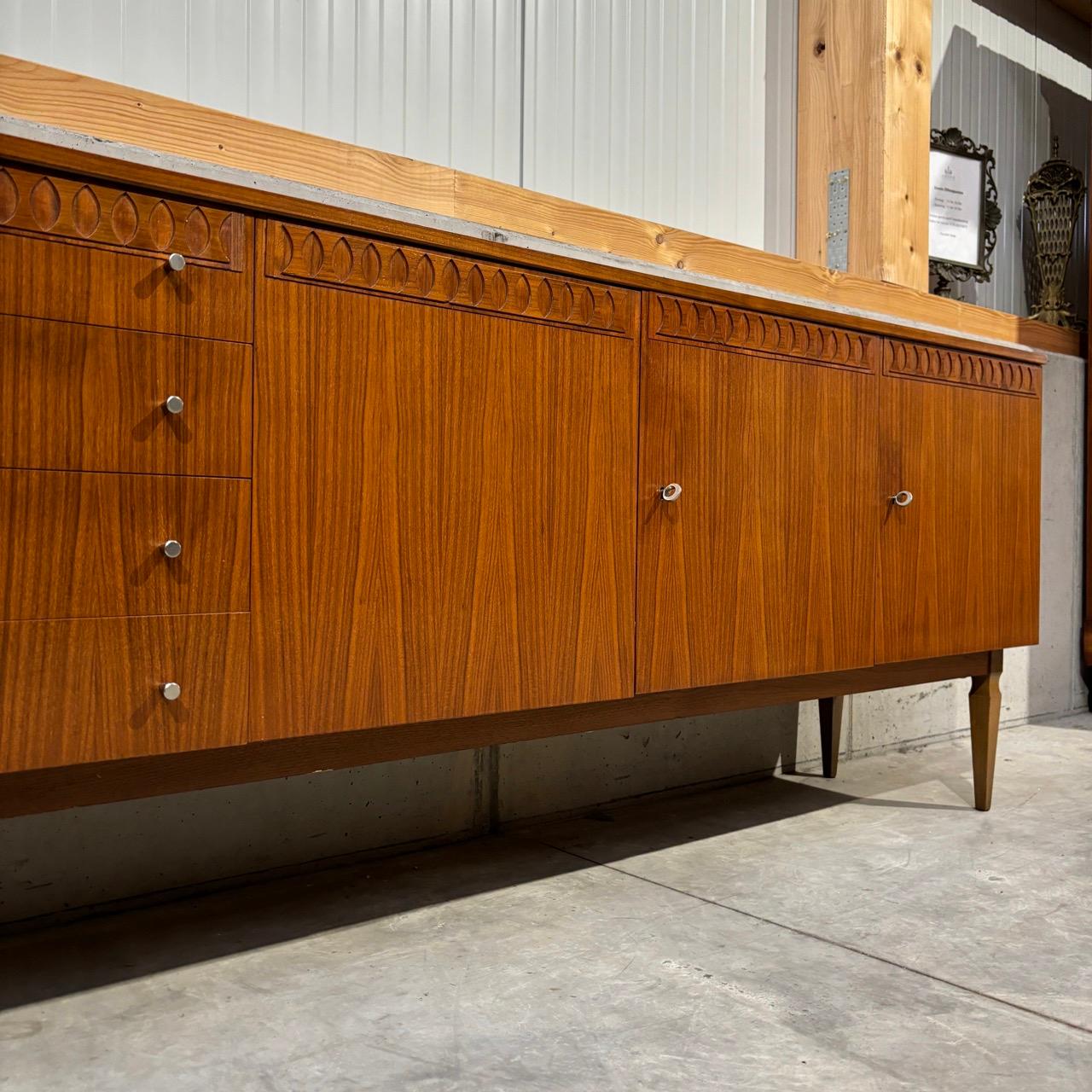 Buffet Vintage Royal Board Sweden 1975  Palissandre en vente 8