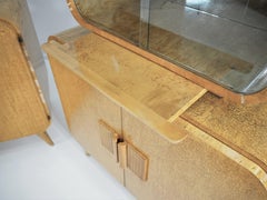 Vintage Sideboard & Showcase Set by Jindřich Halabala for UP Závody, 1946