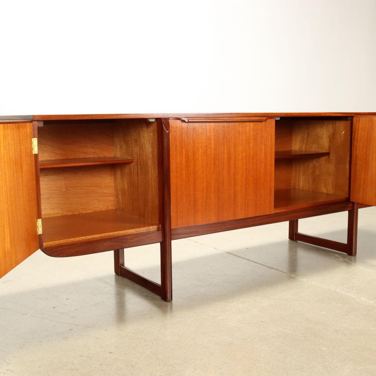 Vintage Sideboard Teak Veneer Great Britain 1960s For Sale at 1stDibs