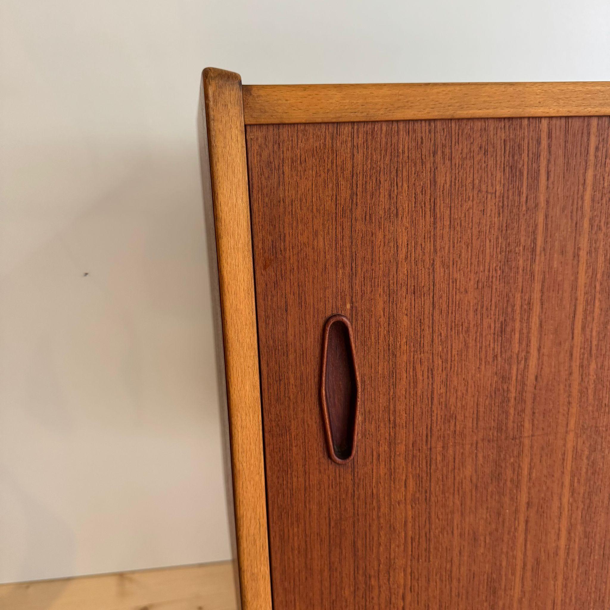 Teak Vintage sideboard 'Trio', Nils Jonsson for Hugo Troeds, Sweden 1960s For Sale