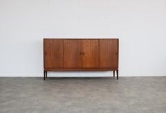 vintage sideboard  wall cabinet  1960s  teak  Danish