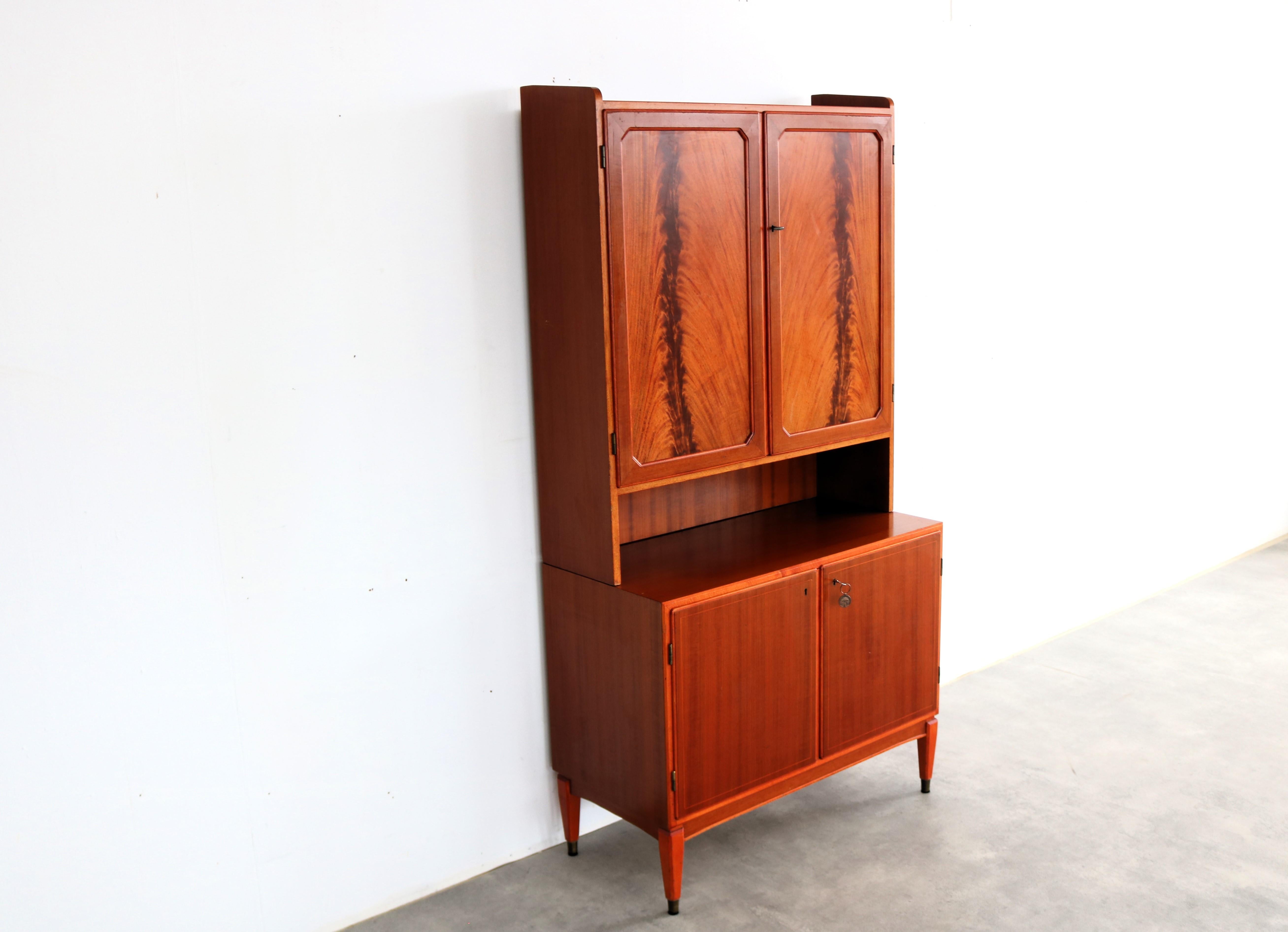 vintage sideboard | wall cupboard | 60s | Sweden In Good Condition For Sale In GRONINGEN, NL