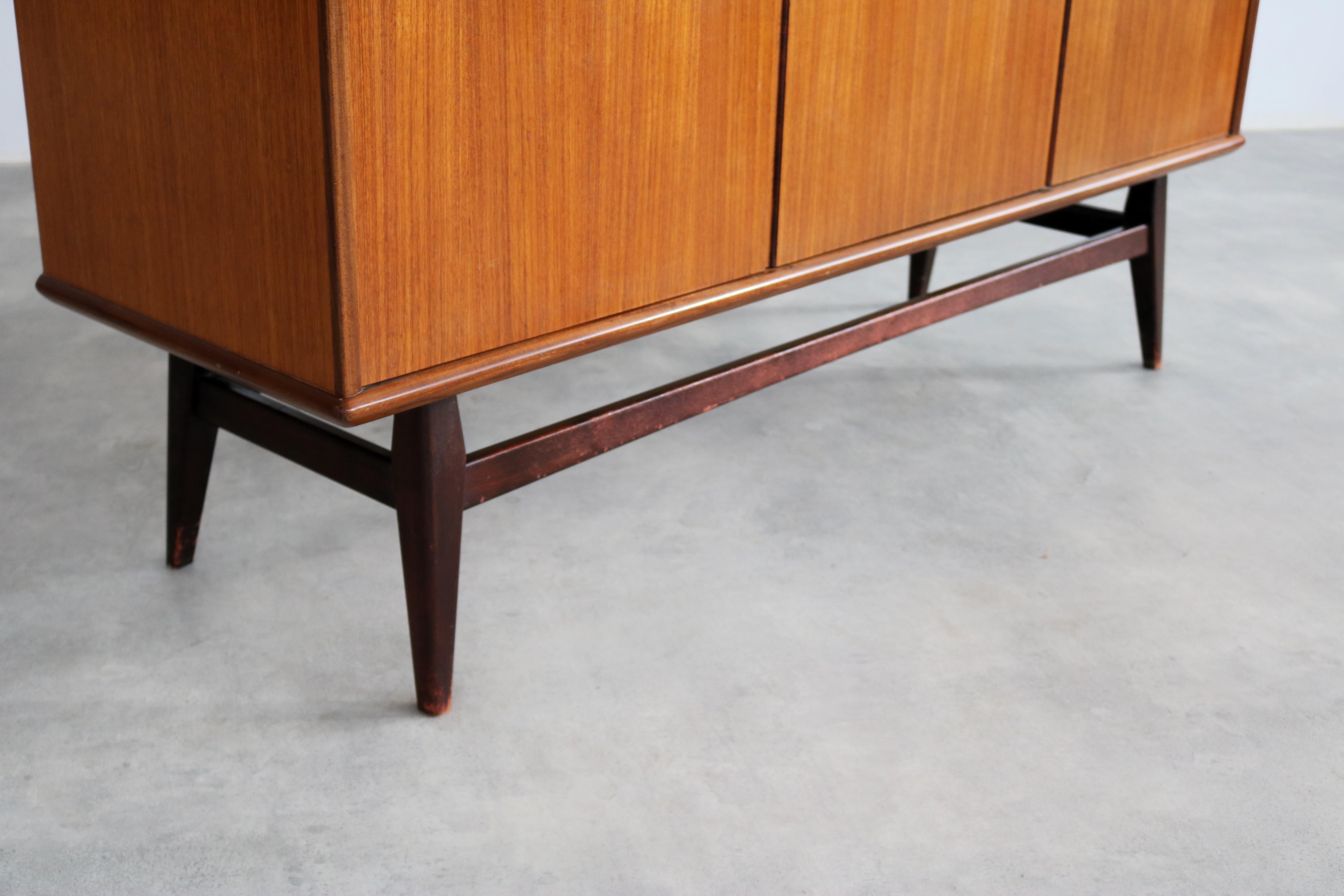 Teak vintage sideboard  wall cupboard  60s  Swedish For Sale