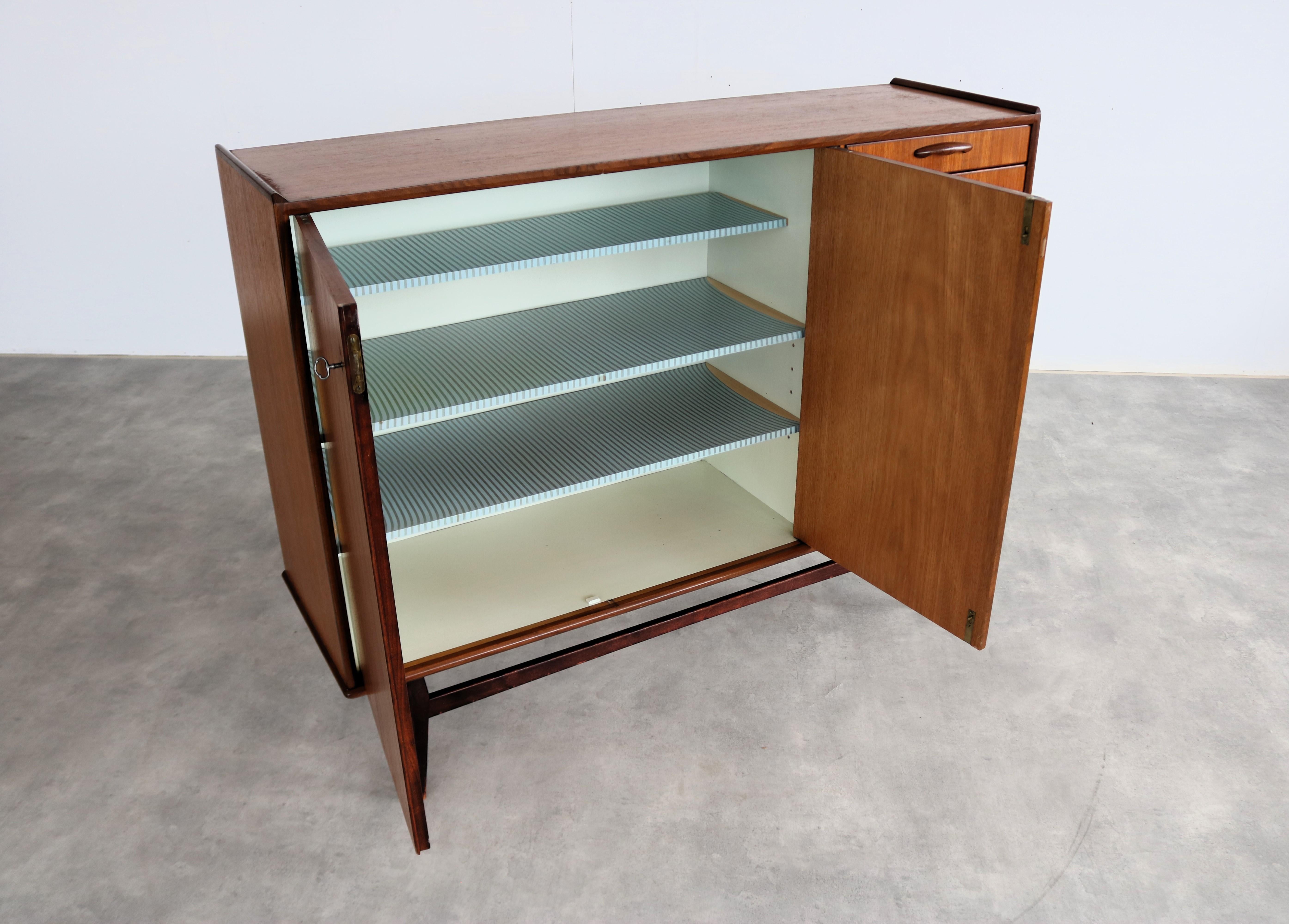vintage sideboard  wall cupboard  60s  Swedish For Sale 2