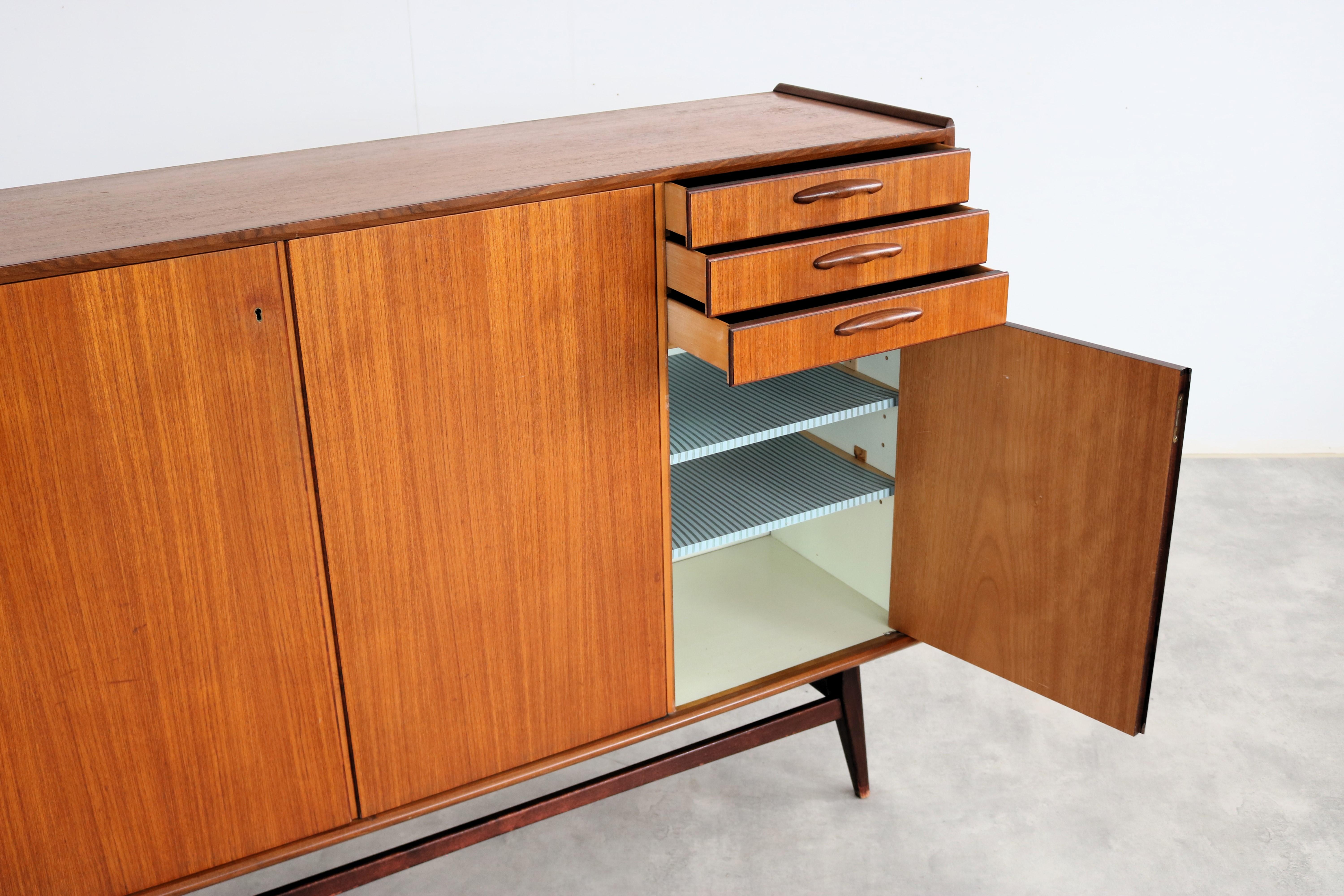 vintage sideboard  wall cupboard  60s  Swedish For Sale 3