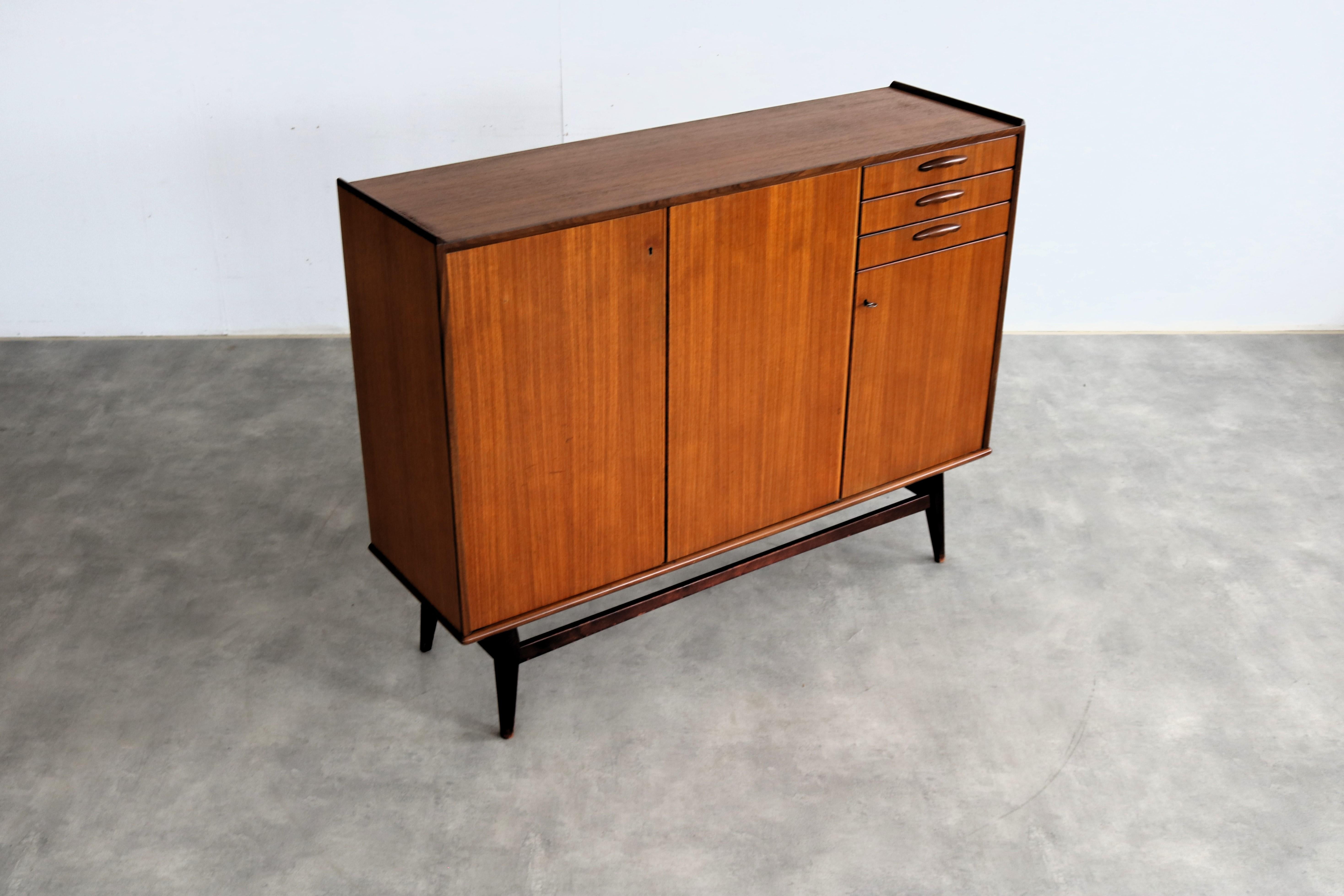 vintage sideboard  wall cupboard  60s  Swedish For Sale 4