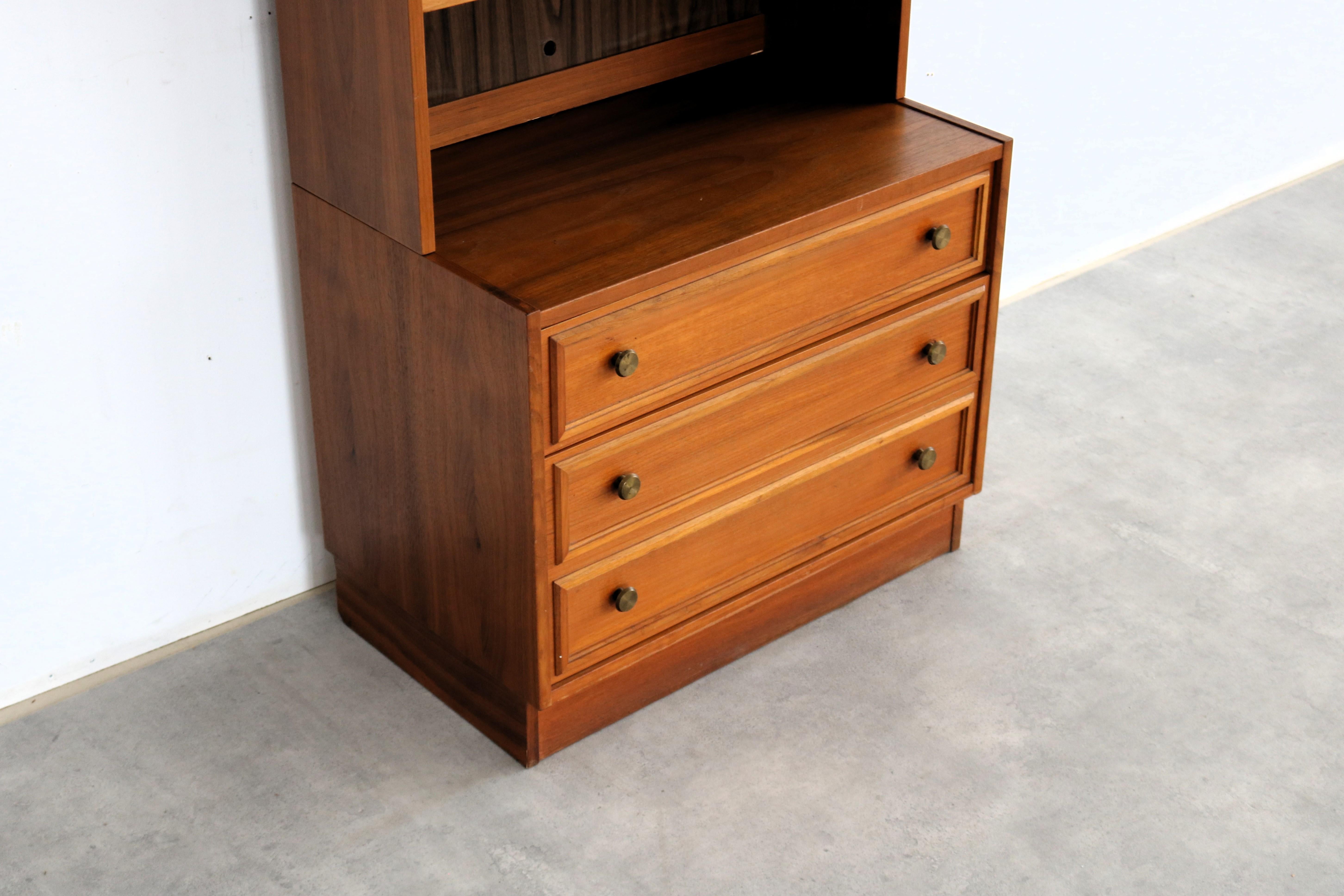 credenza vintage  unità a parete  1960s  Svezia In condizioni buone in vendita a Lemmer, NL